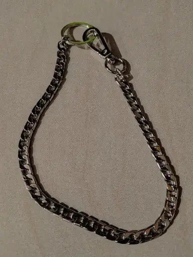 Jewelry 42CM Long Metal Keychain Wallet Size ONE SIZE - 3 Thumbnail