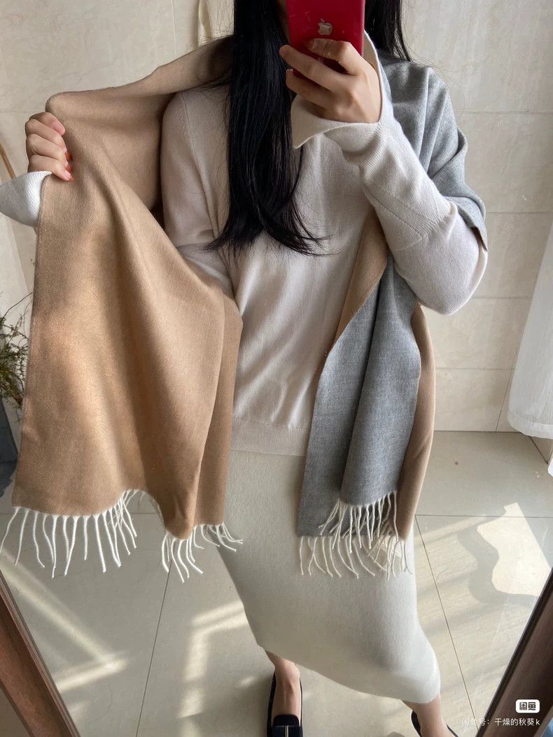 Loro Piana LORO PIANA Baby cashmere goat velvet scarf Size ONE SIZE - 1 Thumbnail