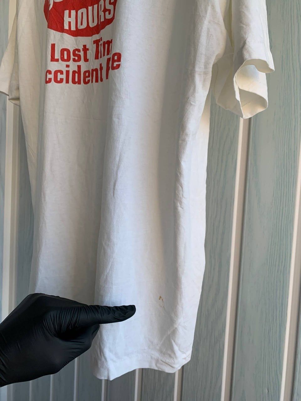 Vintage Vintage 1990 I`m A Safety Top Gun USA Hanes T-Shirt Size US M / EU 48-50 / 2 - 19 Thumbnail