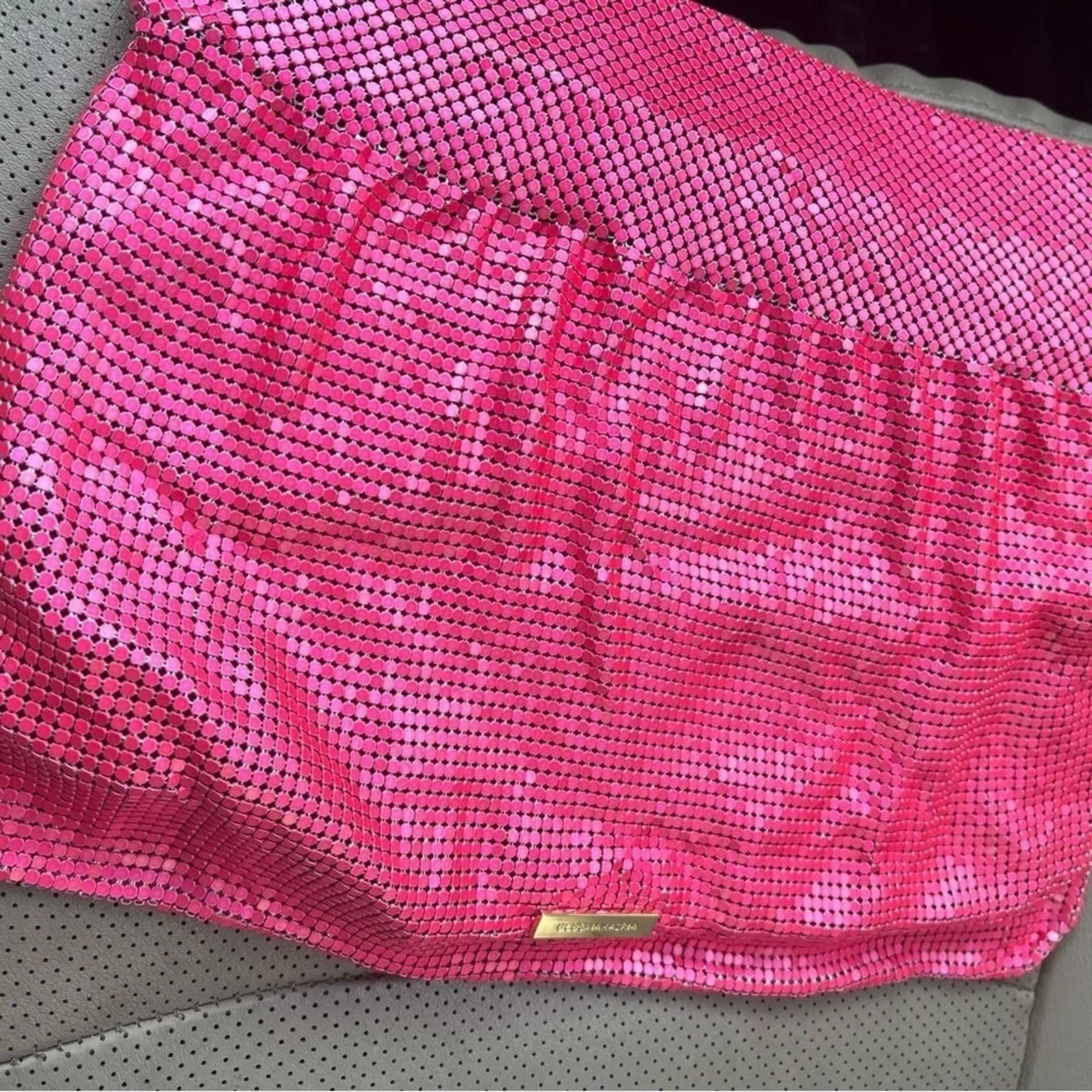Bcbgmaxazria BCBGMAXAZRIA Brighton clutch, neon pink Size ONE SIZE - 1 Thumbnail