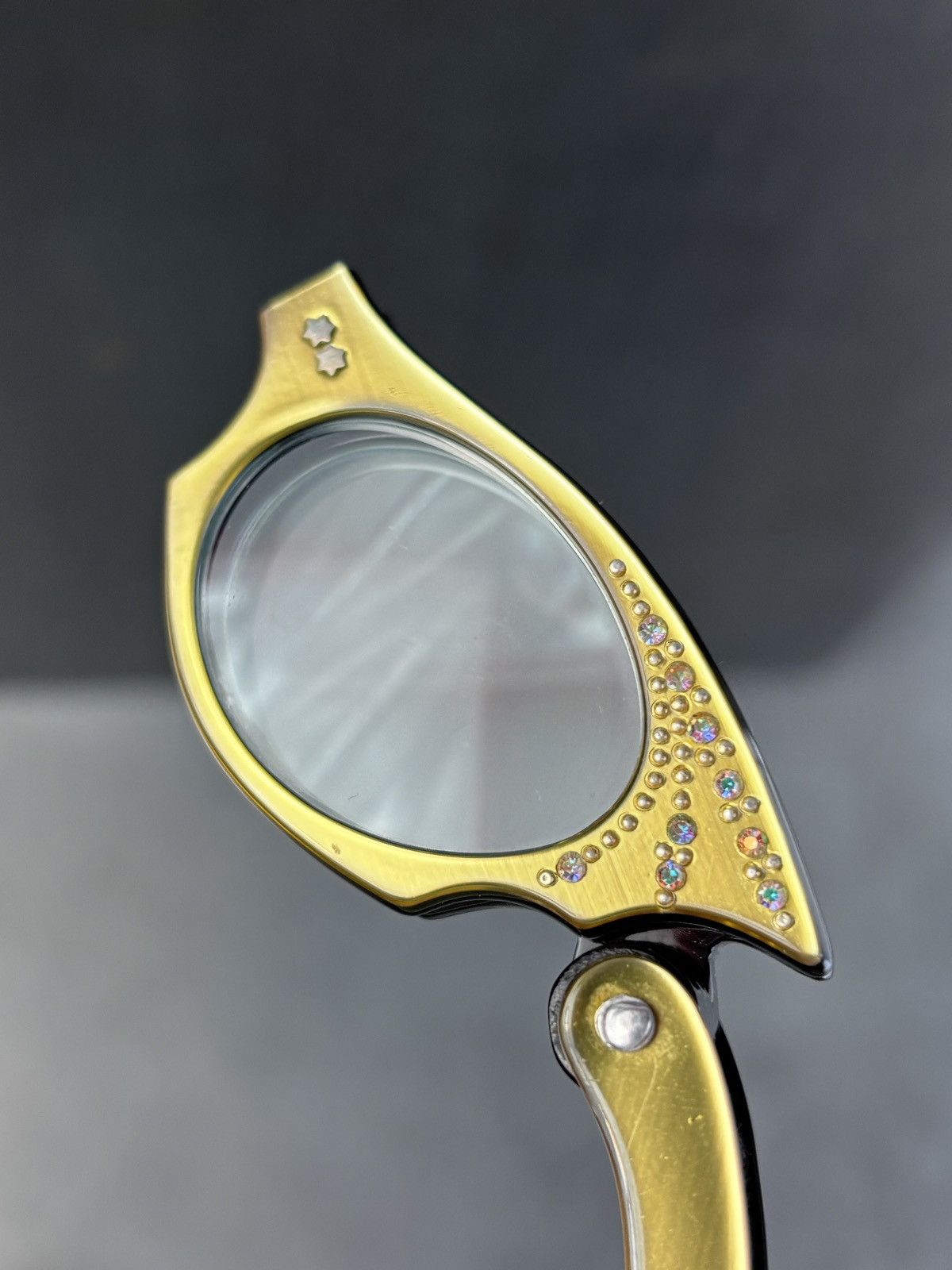 Vintage 1960s Opera Glasses 50s Vintage Lorgnette Folding Eyeglasses Size ONE SIZE - 11 Thumbnail