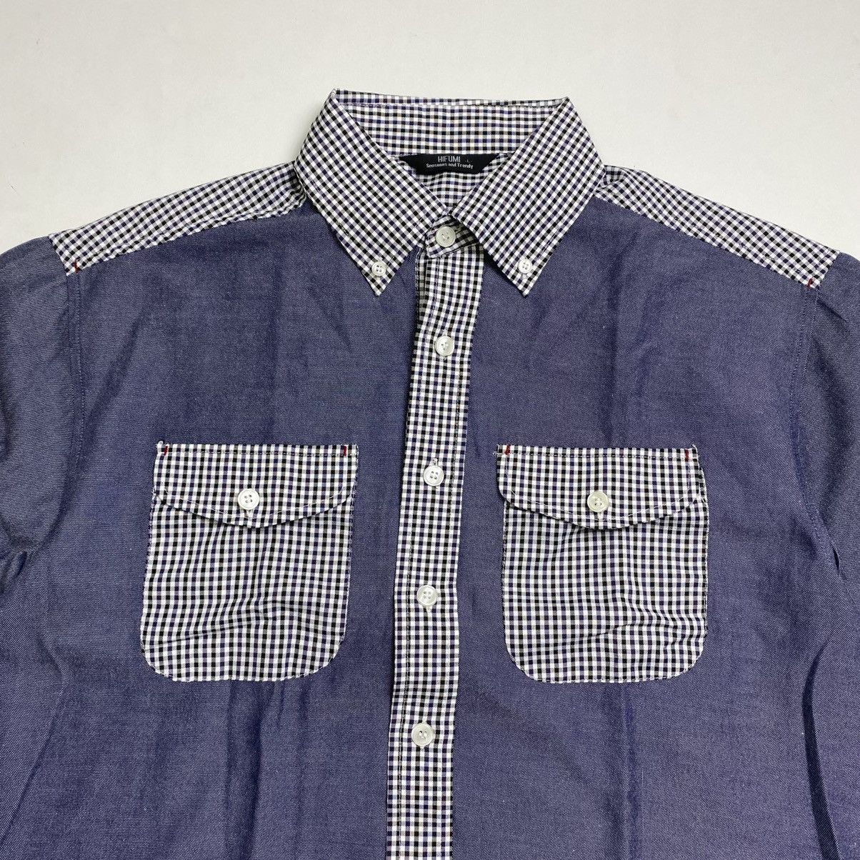 Issey Miyake Hifumi Two tone Double Pocket button shirt Size US L / EU 52-54 / 3 - 4 Thumbnail