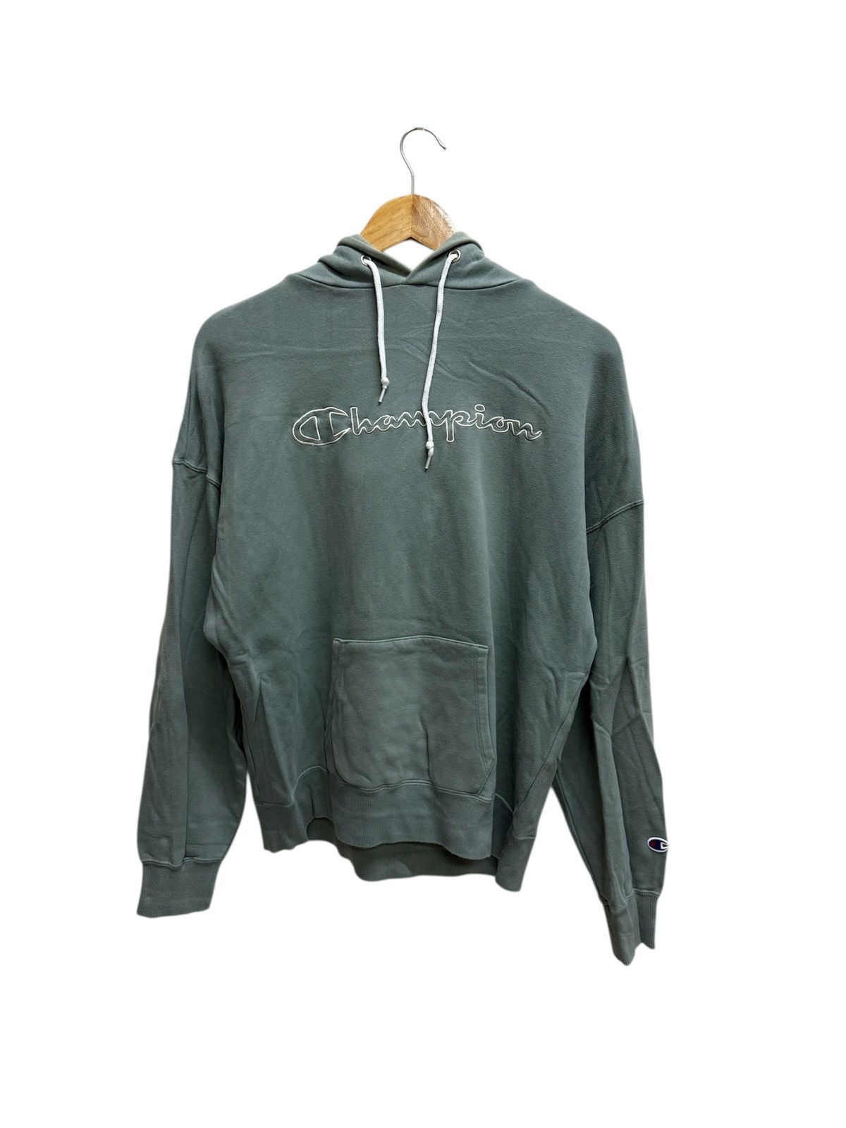 Champion Vintage Champion Embroidery Logo Pullover Sweater Hoodie Size US M / EU 48-50 / 2 - 1 Thumbnail