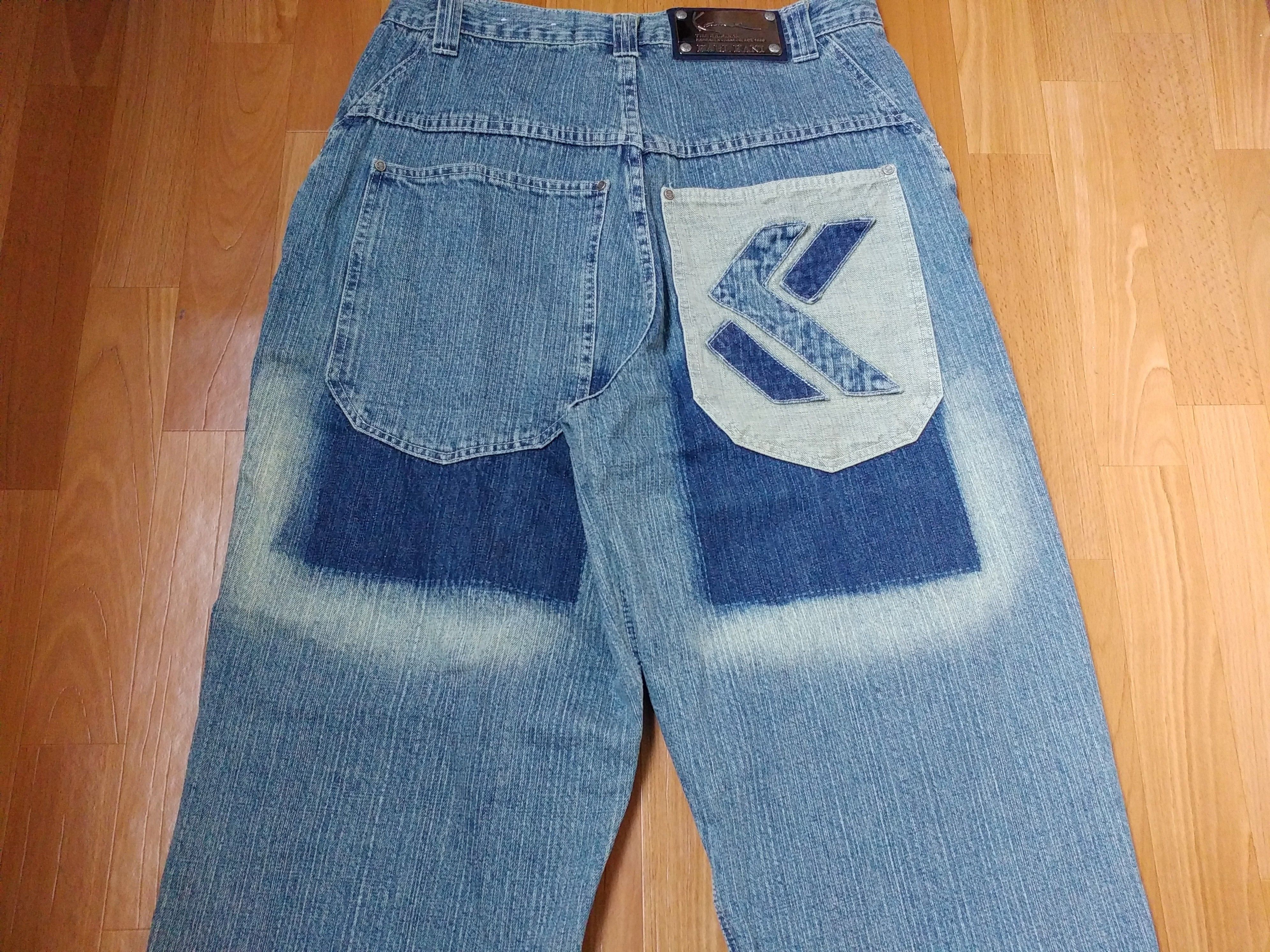 Karl Kani KARL KANI jeans, baggy, vintage Kani jeans, 90s hip hop W 32 Size US 32 / EU 48 - 4 Thumbnail
