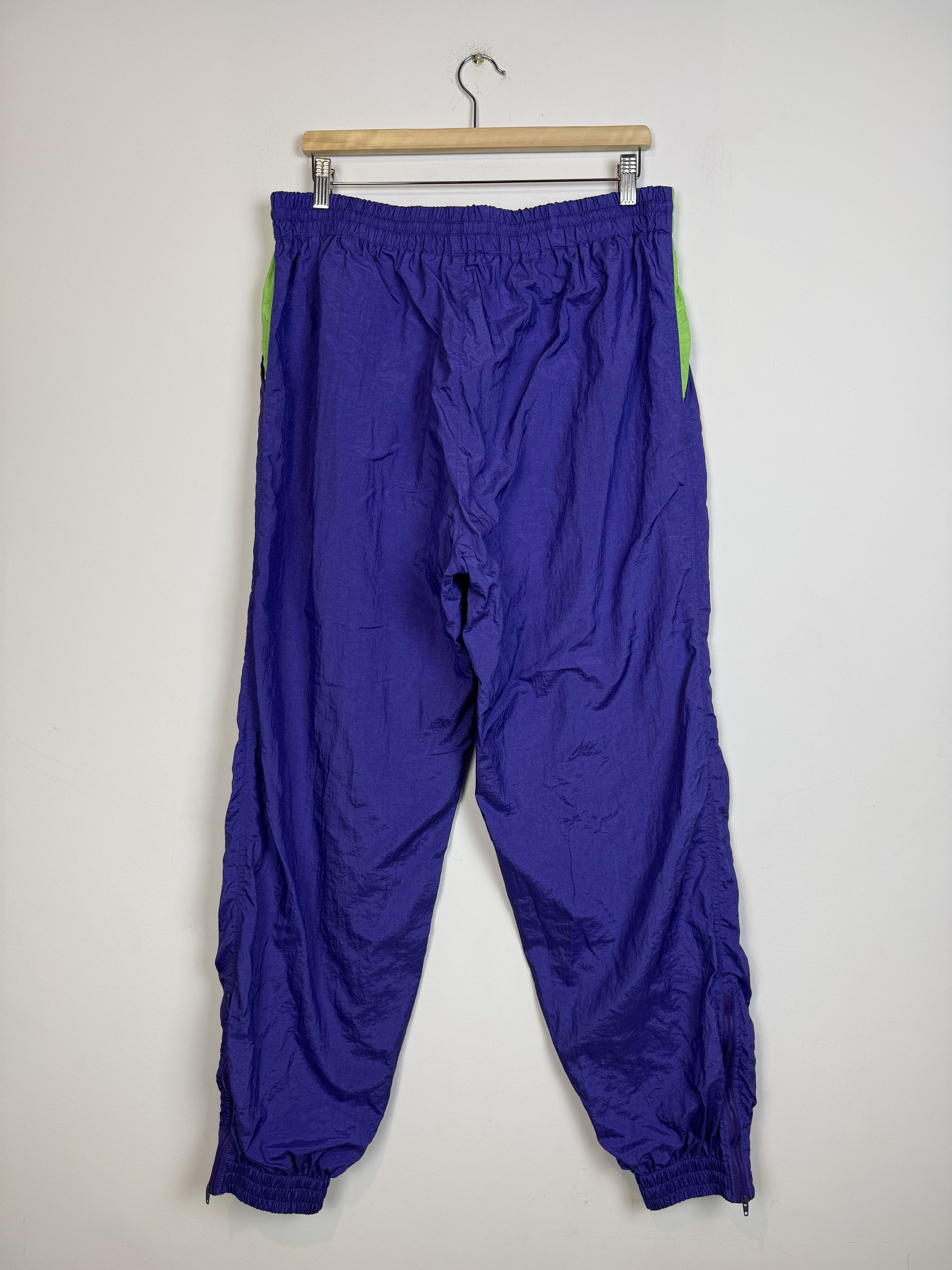 Puma Vintage 80s Puma Windbreaker Tracksuit Purple Green Actual L Size US L / EU 52-54 / 3 - 14 Thumbnail