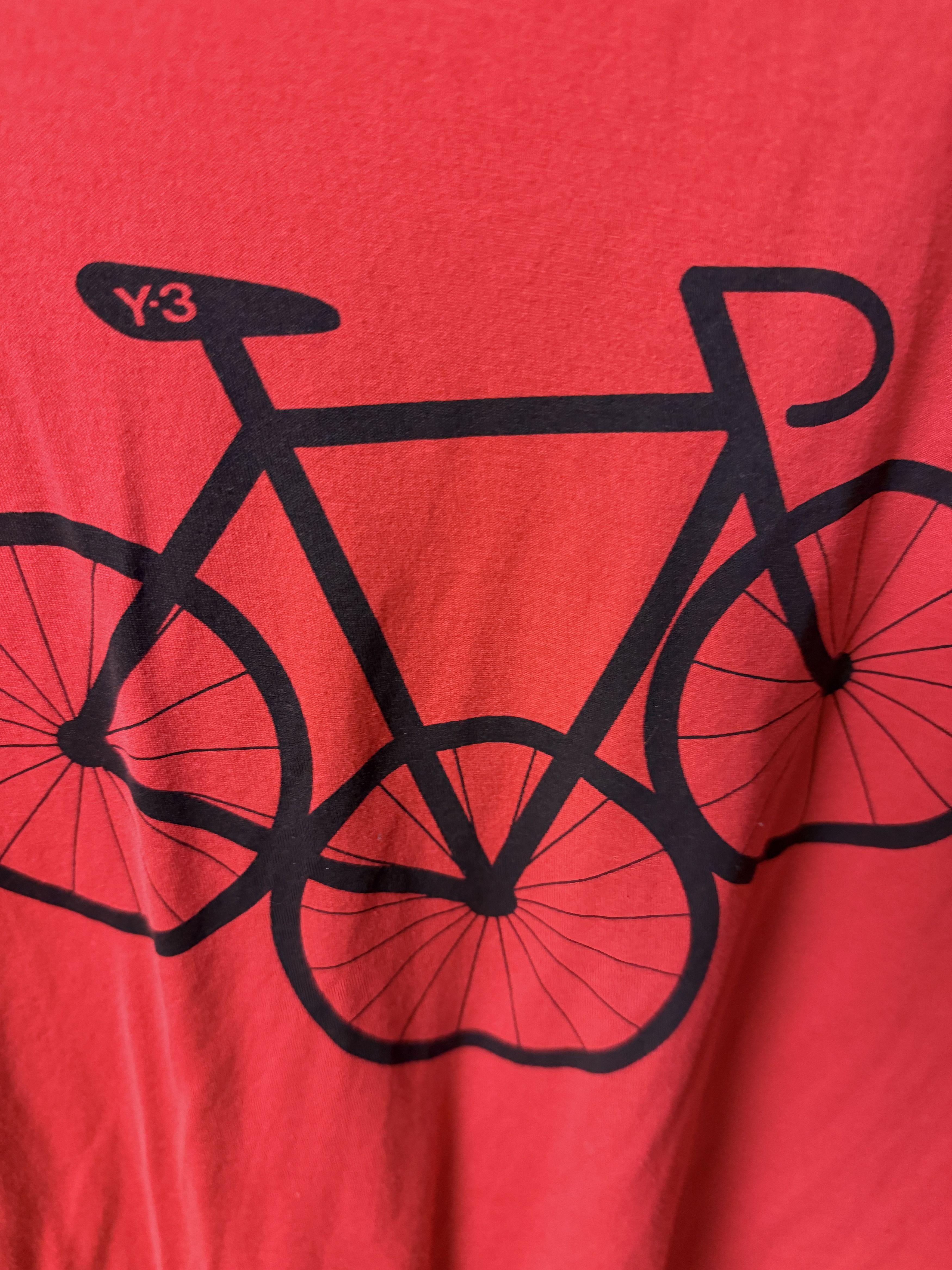 Y-3 Y3 Men's Red T-Shirt Size L-Great Shape! Size US L / EU 52-54 / 3 - 6 Thumbnail