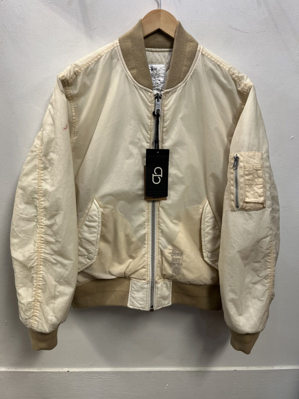 STÜSSY リバーシブル MA-1 ジャケット