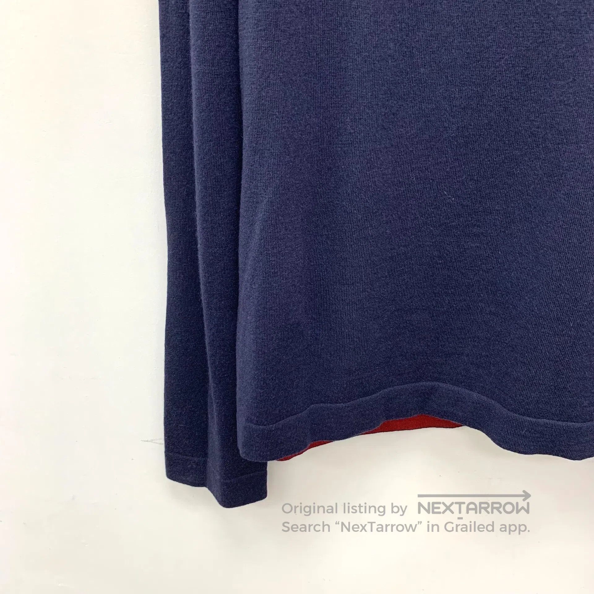 Ermenegildo Zegna Zegna Color Blocked Wool Fake Two-Piece Round Neck Long-Sl Size US XS / EU 42 / 0 - 4 Thumbnail