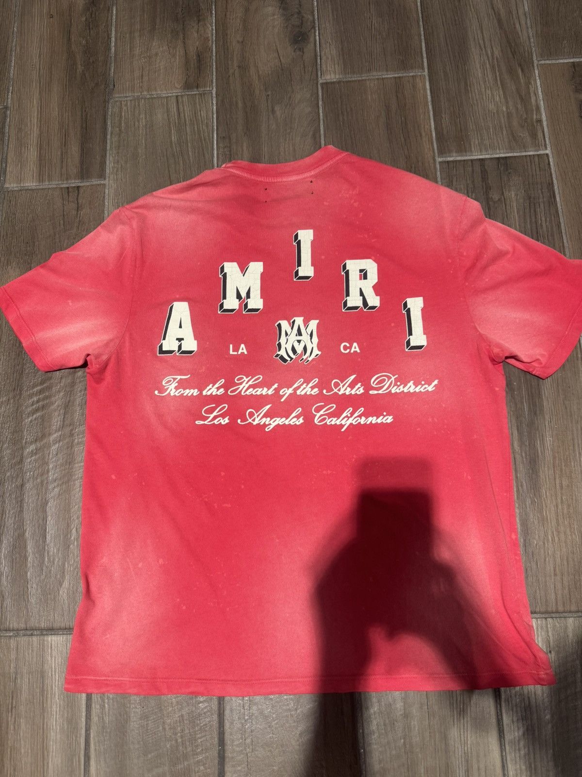 Amiri Amiri Collegiate Red Tee Size US L / EU 52-54 / 3 - 2 Thumbnail