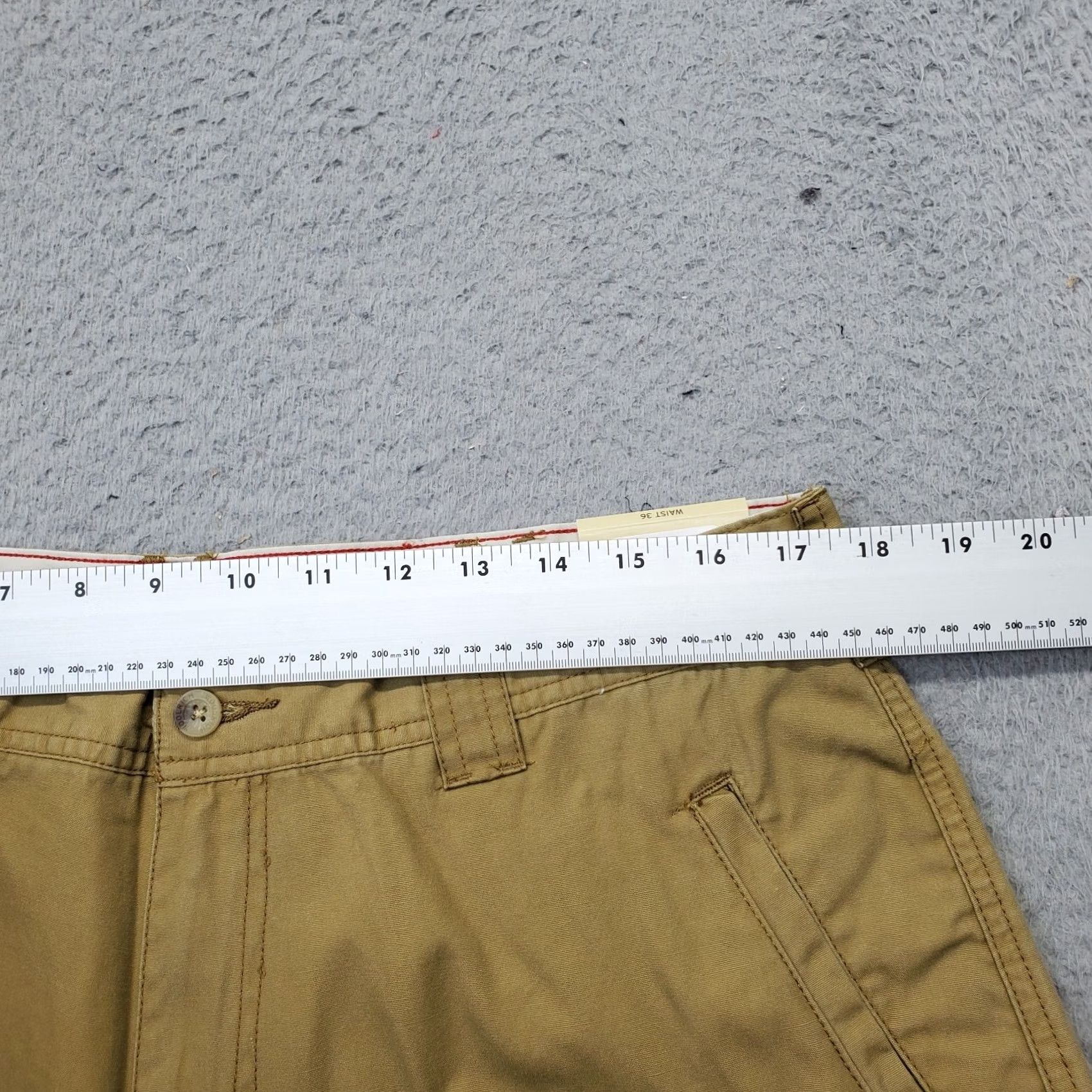 Vintage Woolrich Cargo Shorts Mens 36 Tan Cotton Regular Fit Utility Pockets Flat Front Size US 36 / EU 52 - 5 Thumbnail