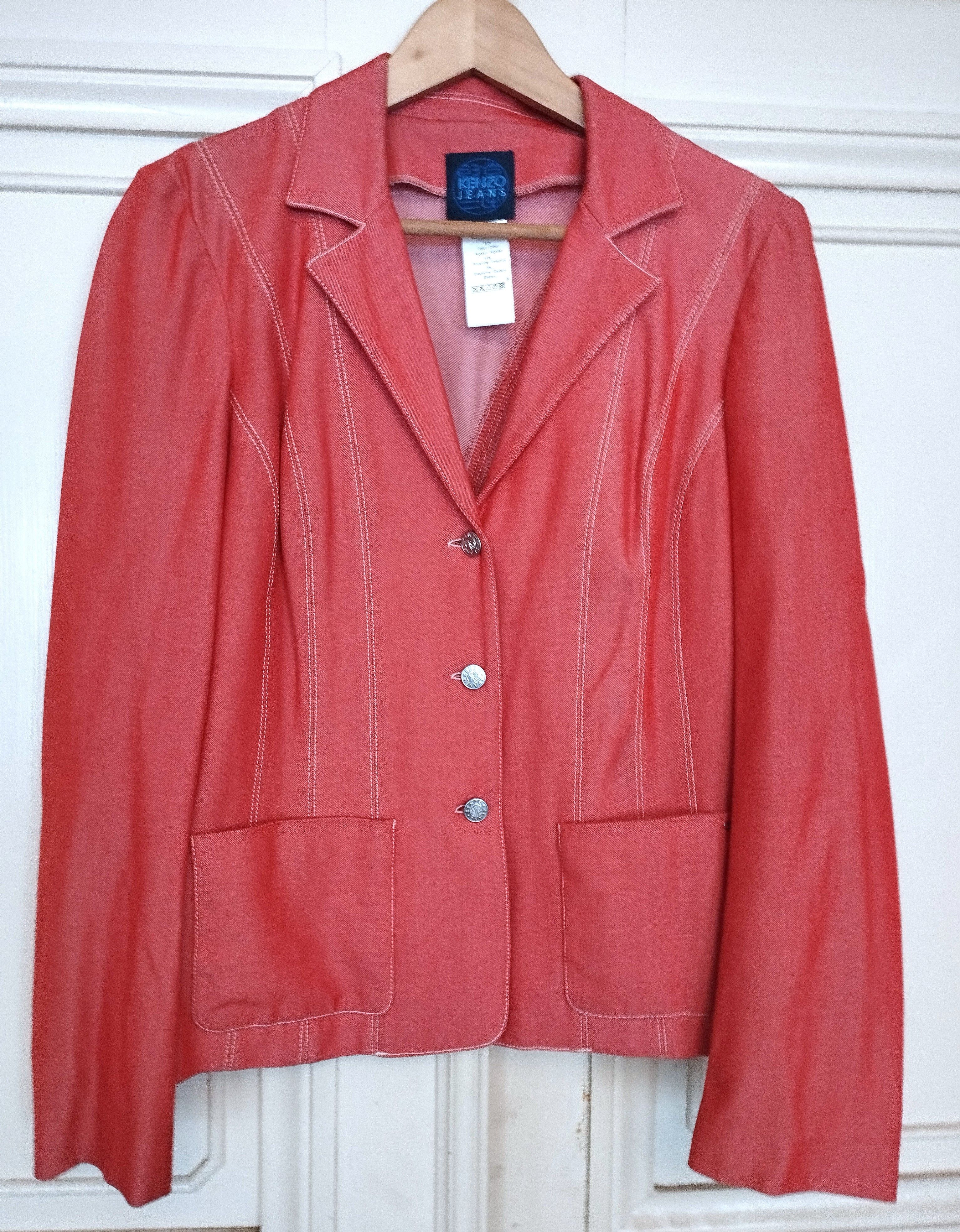 Kenzo Kenzo Veste Structures Souple Emerisé TXL Size XL / US 12-14 / IT 48-50 - 2 Thumbnail