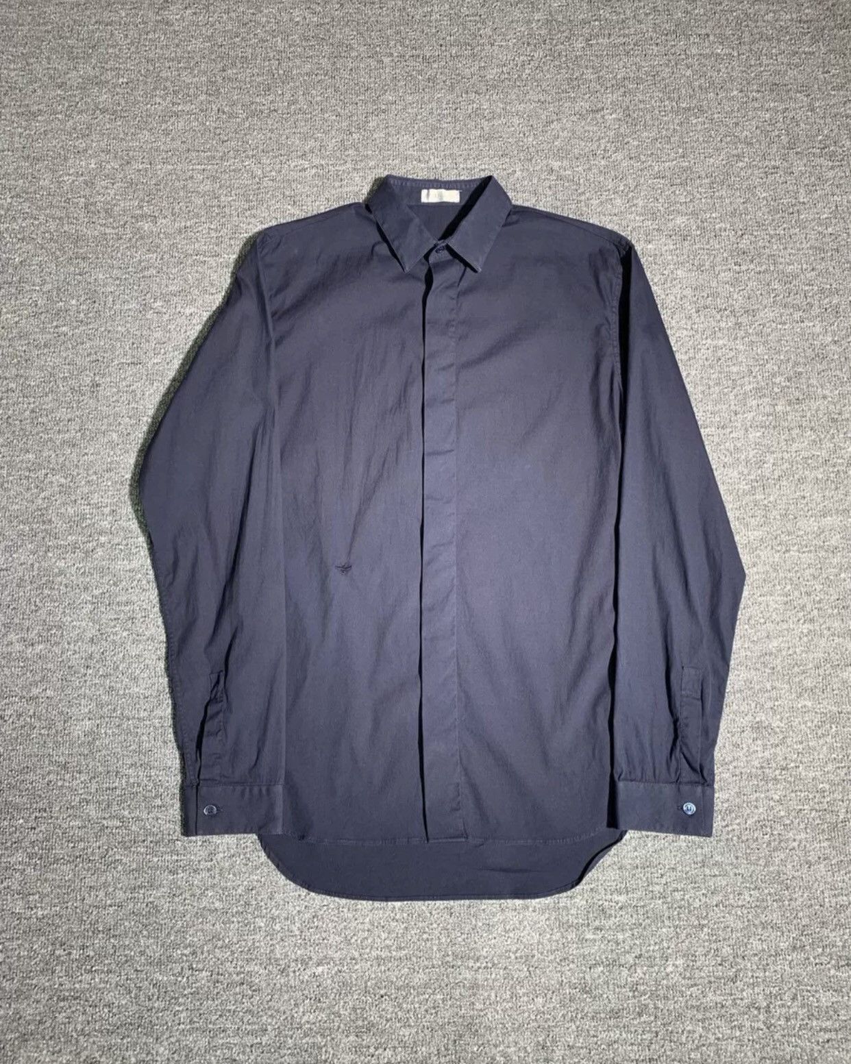 Dior Dior Deep blue shirt - DMC Size US M / EU 48-50 / 2 - 1 Thumbnail