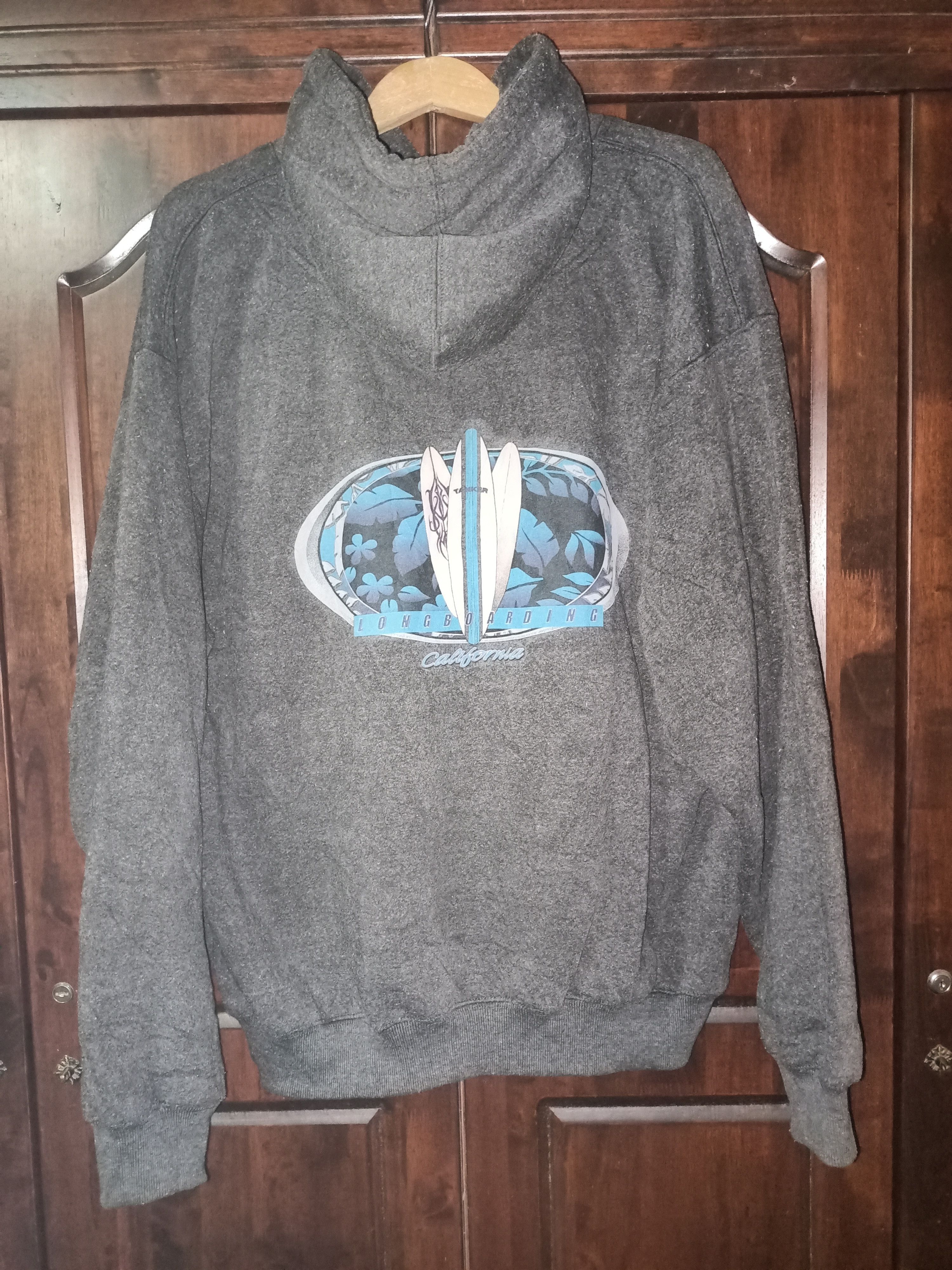 Vintage Vintage Sweatshirt Hoodie California Surfboarding Size US XL / EU 56 / 4 - 2 Thumbnail