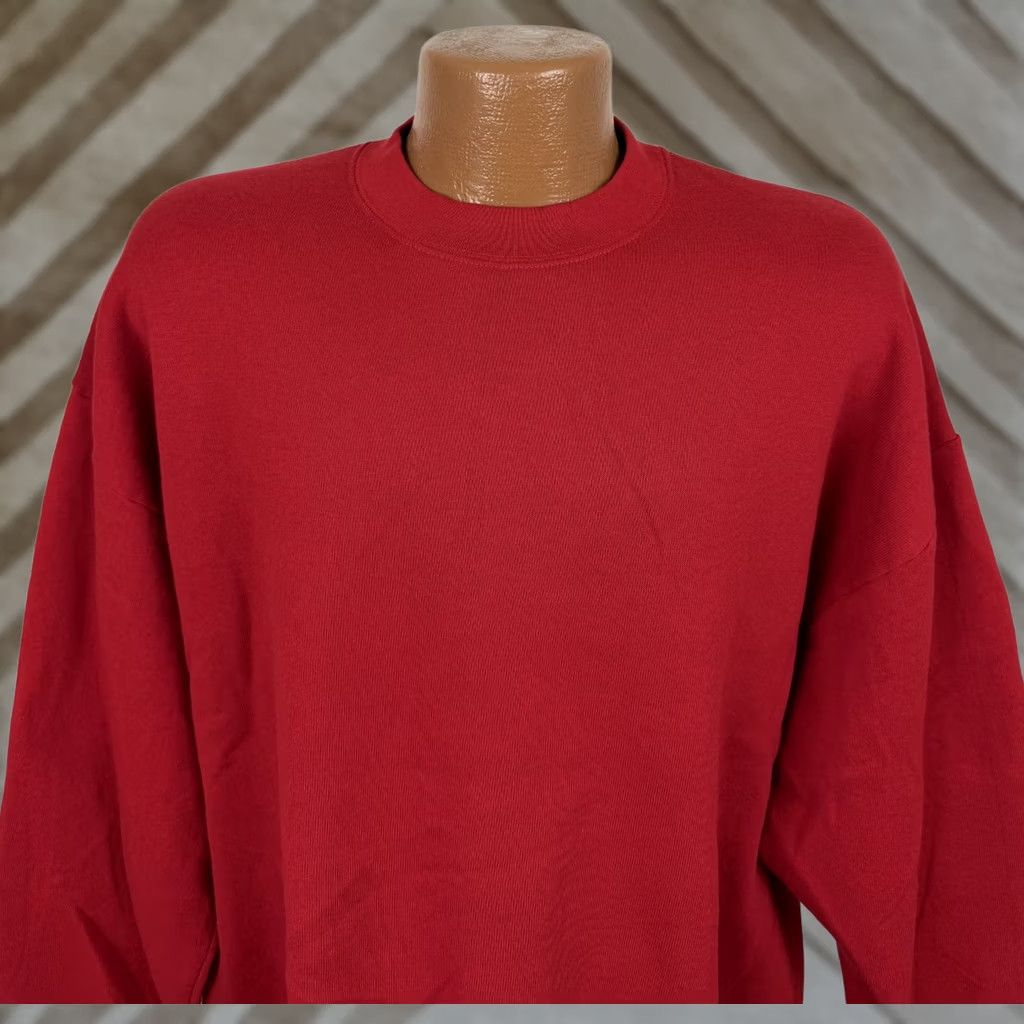 Jerzees VINTAGE Jerzees Sweatshirt Mens XL Red Crewneck 80s 90s USA Made Size US XL / EU 56 / 4 - 1 Thumbnail