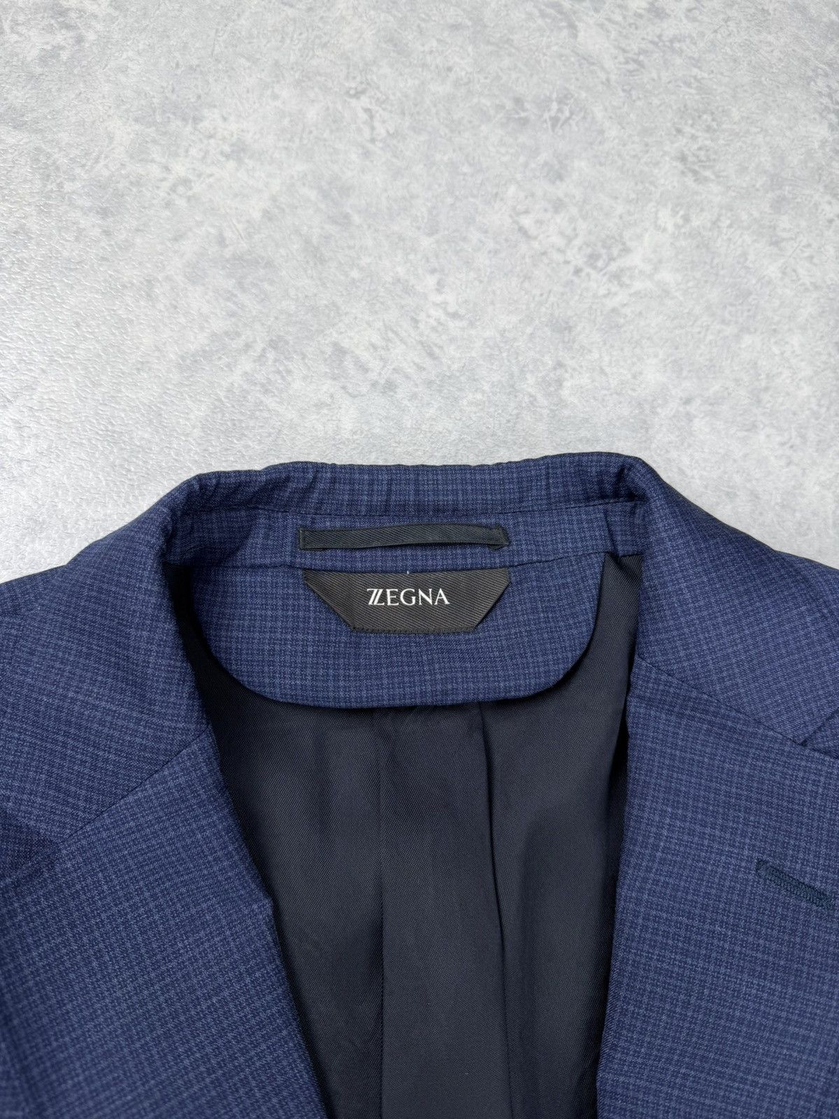 Ermenegildo Zegna Ermenegildo Zegna Navy Wool Blazer Jacket Size 52R Drop 7 Size 42R - 6 Thumbnail