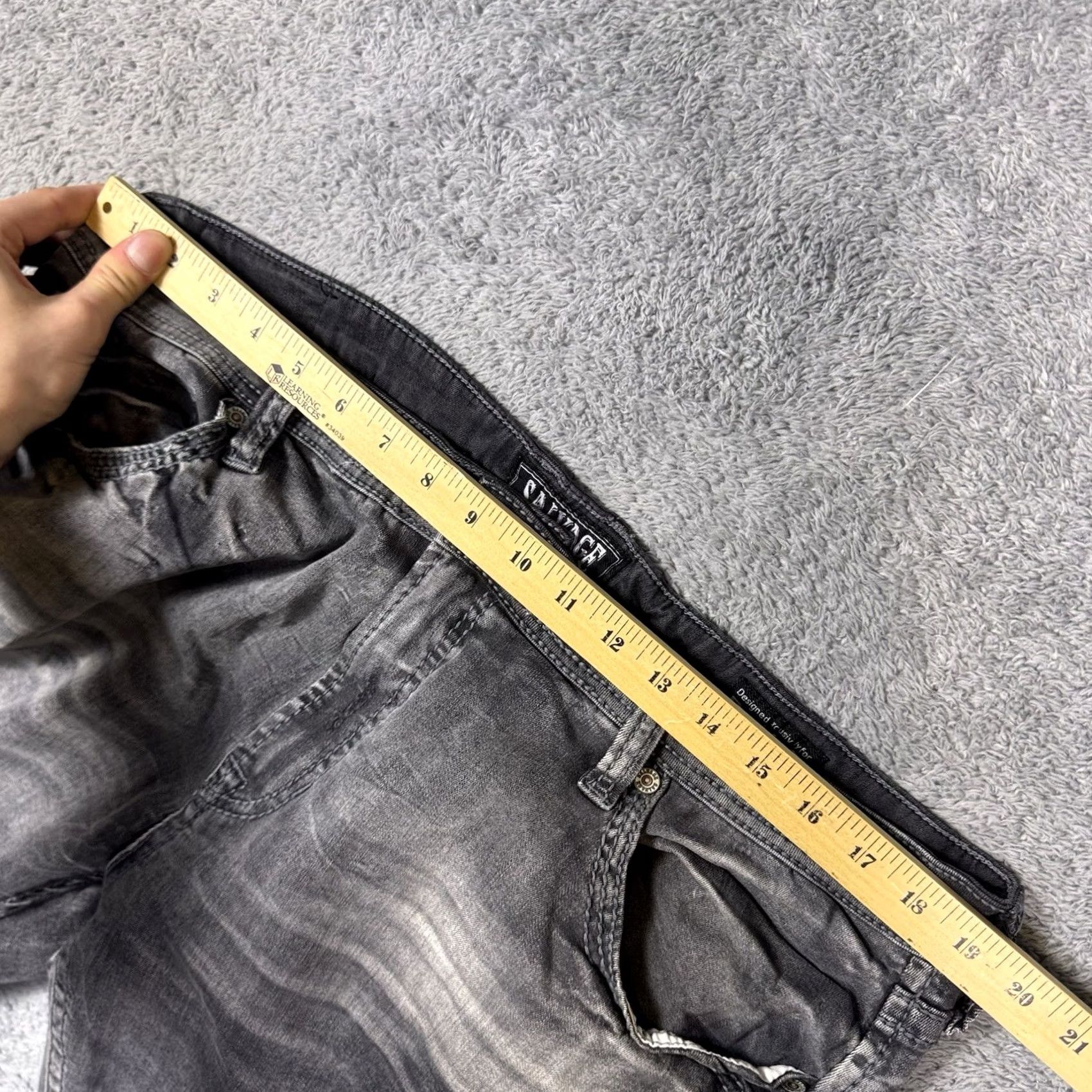 Vintage Salvage Supply Co. Jeans Men 40R Mayhem Straight Regular Premium Denim 23-460 - Mid Rise Size US 40 / EU 56 - 6 Thumbnail