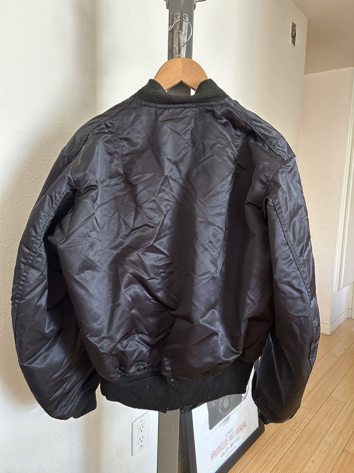 Camel × Vintage Vintage Camel MA-1 Bomber Jacket Size US L / EU 52-54 / 3 - 5 Thumbnail
