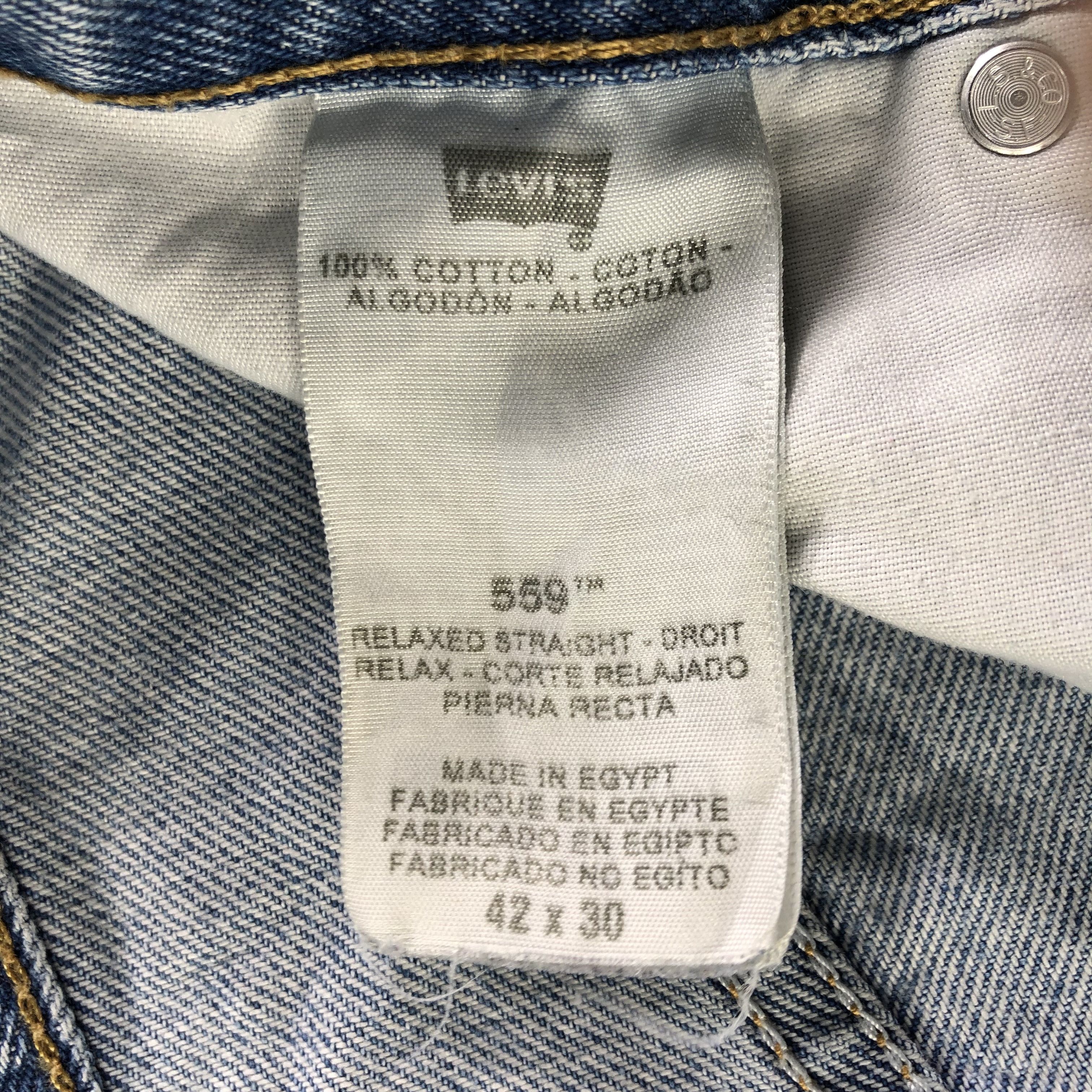 Levi's Vintage Blue Wash Levis 559 Jeans-J3427 Size US 43 - 12 Thumbnail