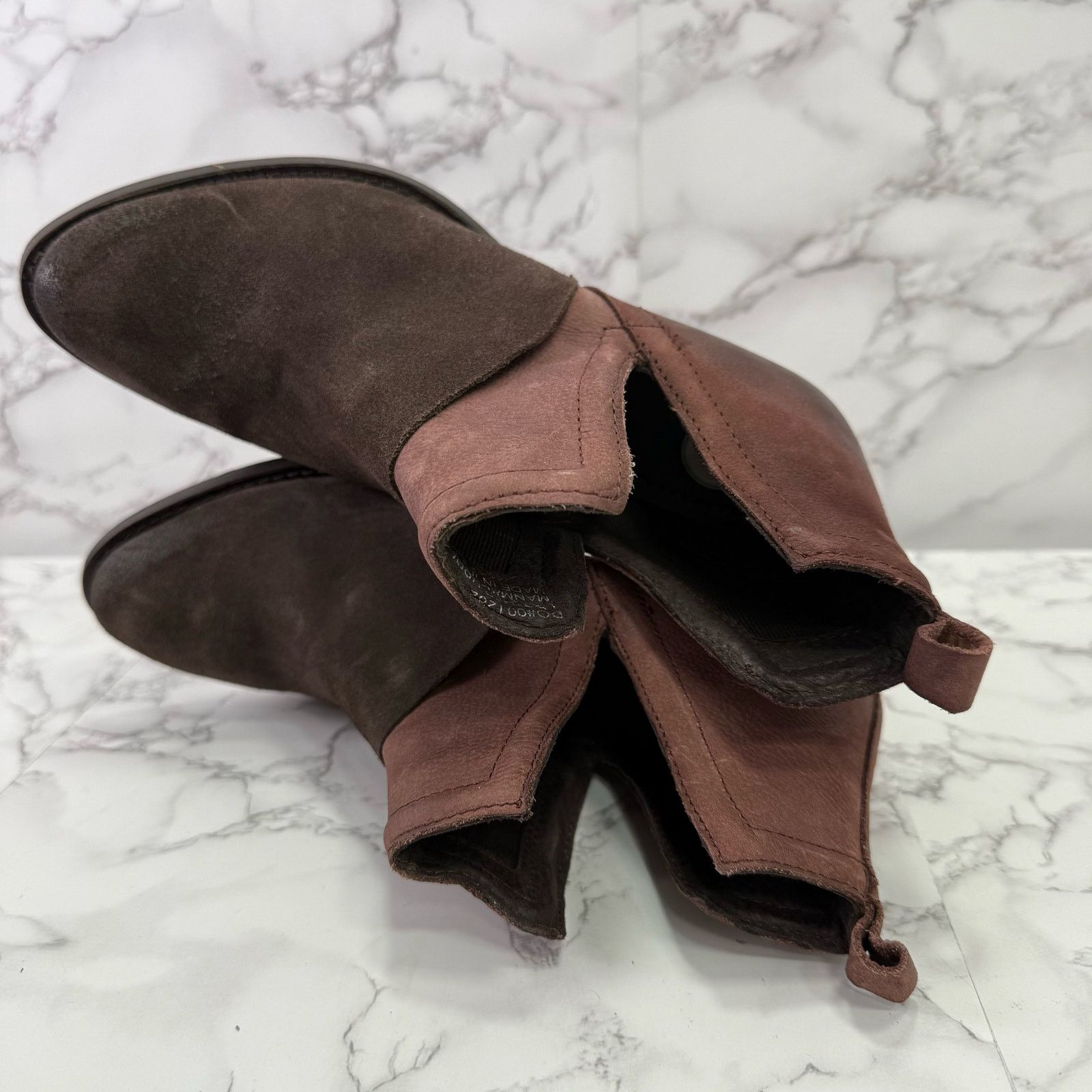 Other Journee Women's Leather Boots sz 8 Cut Out Ankle #M125 Size US 8 / IT 38 - 5 Thumbnail
