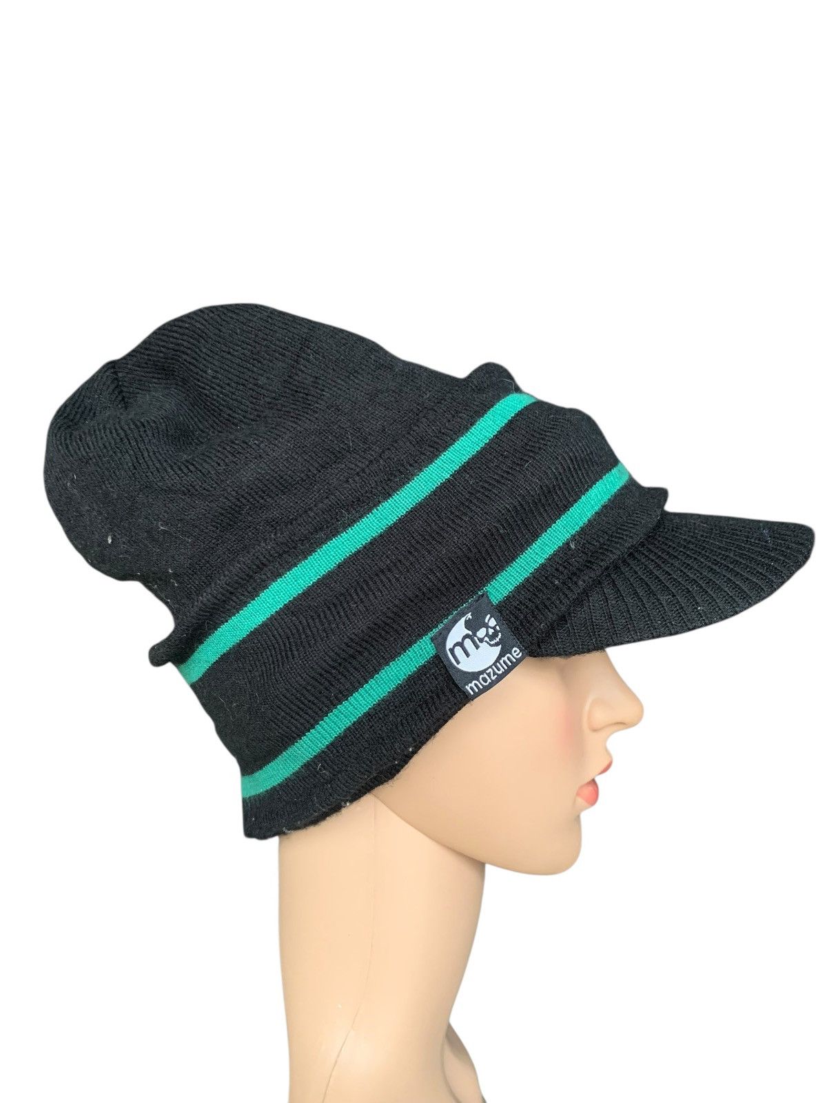 Japanese Brand × Kapital Vintage Mazume Skull Winter Sesions Beanie Hat Visor ☠️ Size ONE SIZE - 3 Thumbnail