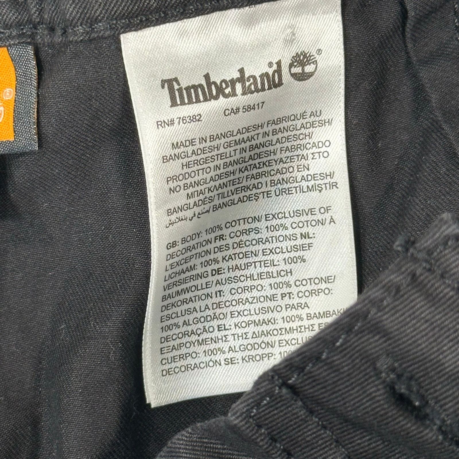 Timberland Timberland Men's Black Cargo Shorts Size 29 Size US 29 - 6 Thumbnail