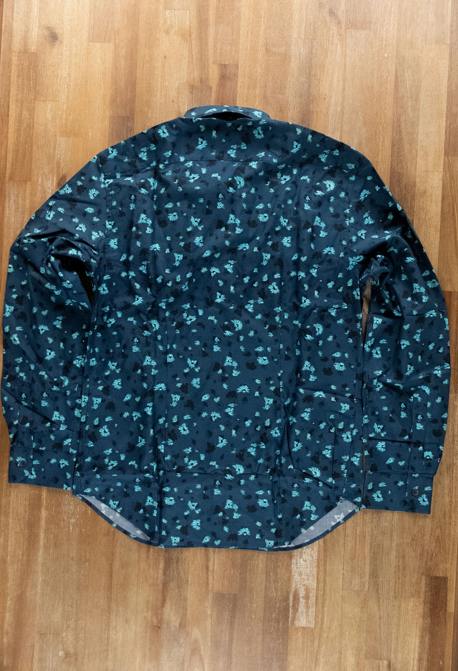 Paul Smith PAUL SMITH mainline green Hazy floral slim fit shirt Large Size US L / EU 52-54 / 3 - 9 Thumbnail