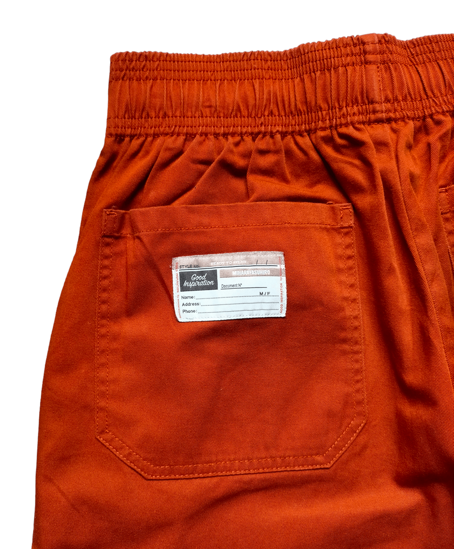 GU × Maison MIHARA YASUHIRO GU x Miharayasuhiro Orange Ralexed Baggy Pants Size US 28 / EU 44 - 8 Thumbnail