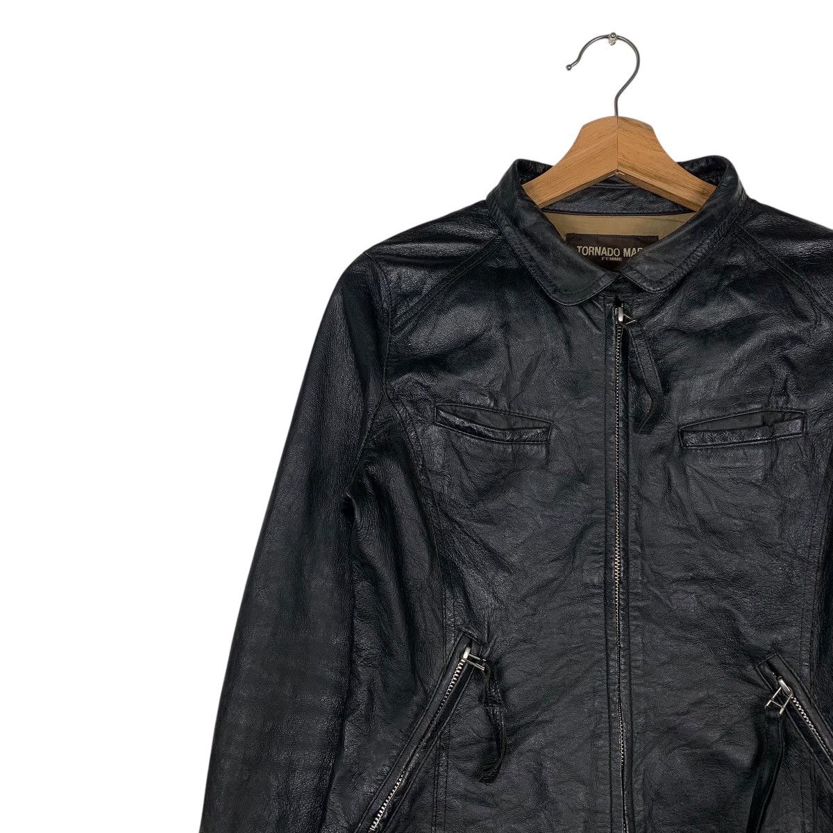Tornado Mart Tornado Mart Motorcycle Riding Leather Jacket Size M / US 6-8 / IT 42-44 - 6 Thumbnail