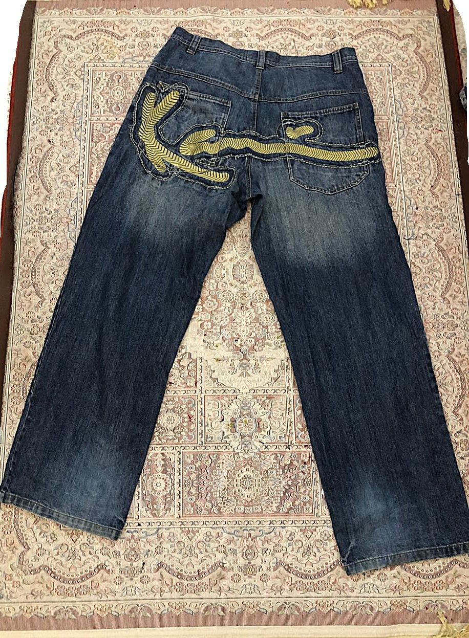 Karl Kani VTG Karl Kani Jeans 38x34 Blue Baggy Denim Y2K Hip Hop Wide Size US 38 / EU 54 - 1 Thumbnail