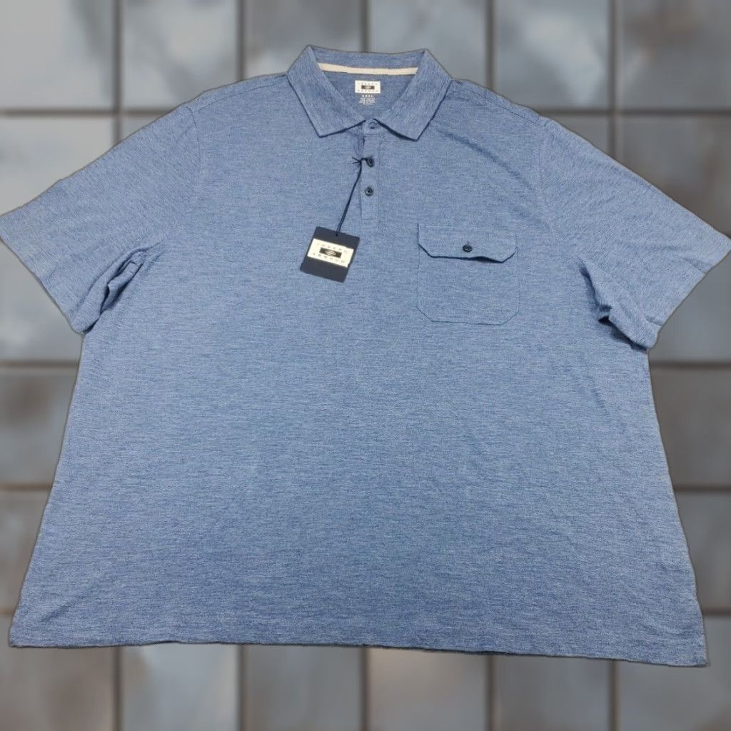 Joseph Abboud Joseph Abboud Polo Shirt Mens XXXL 3XL Short Sleeve Pocket Cotton Modal NWT NEW Size US XXL / EU 58 / 5 - 1 Thumbnail