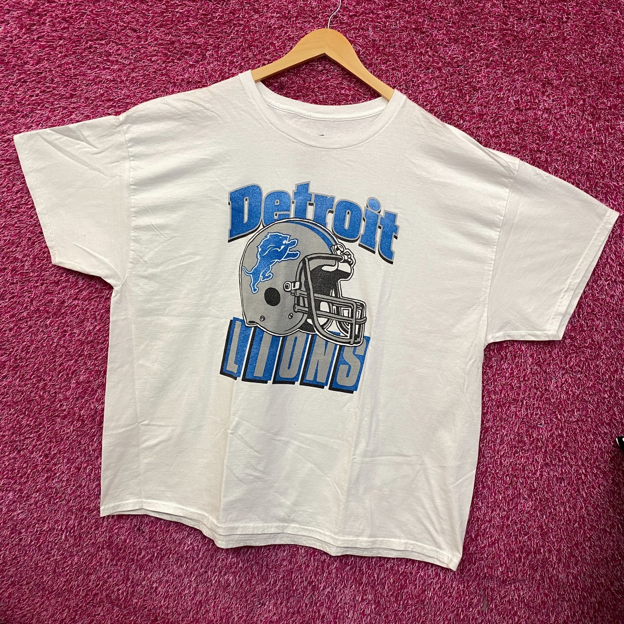 Junk Food Junk Food Clothing NFL Detroit Lions Throwback Helmet Logo T Size US XXL / EU 58 / 5 - 3 Thumbnail
