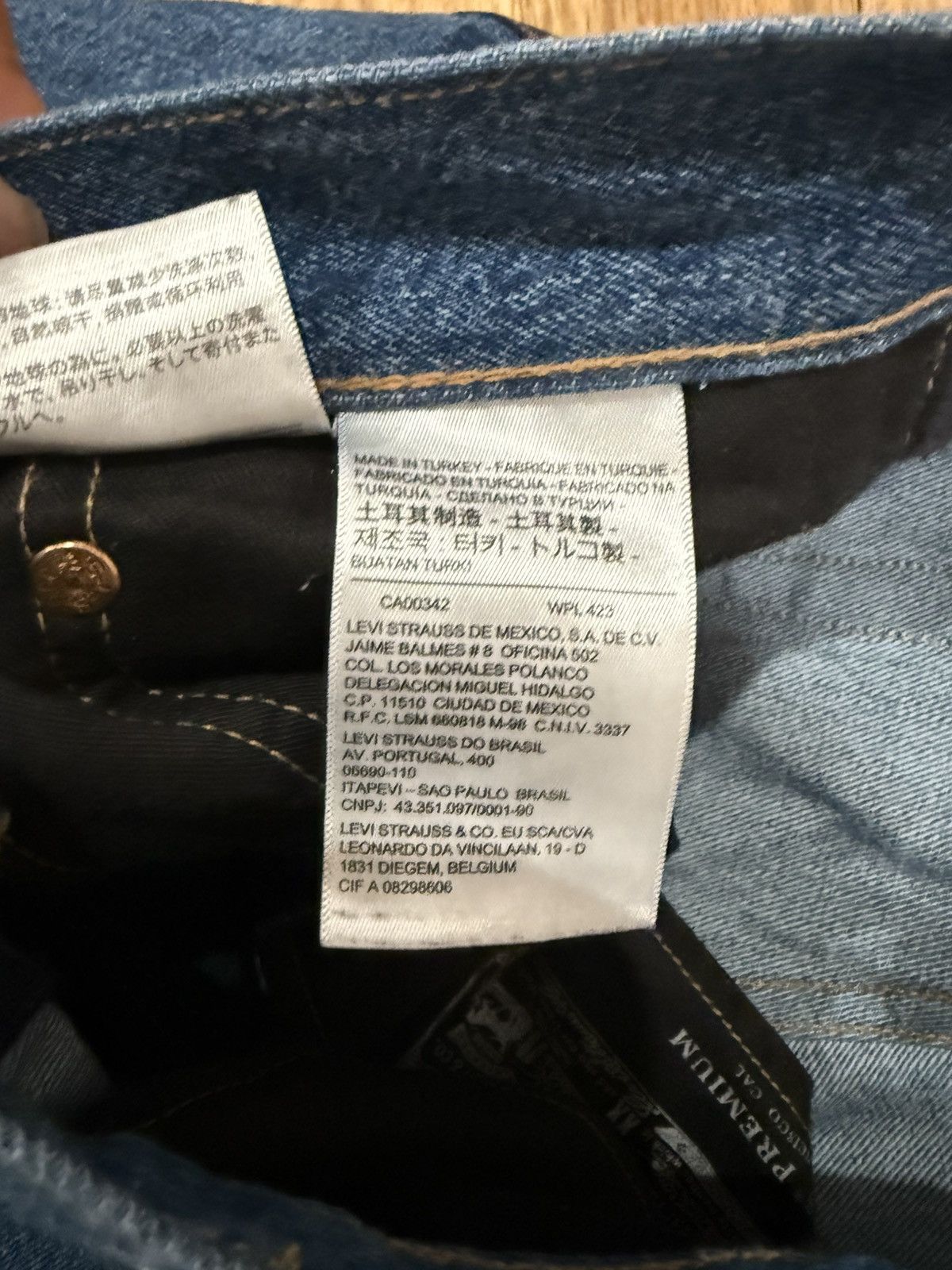 Gosha Rubchinskiy RARE Gosha Rubchinskiy x Levi’s 501 (2017) Patchwork Jeans Size US 34 / EU 50 - 4 Thumbnail