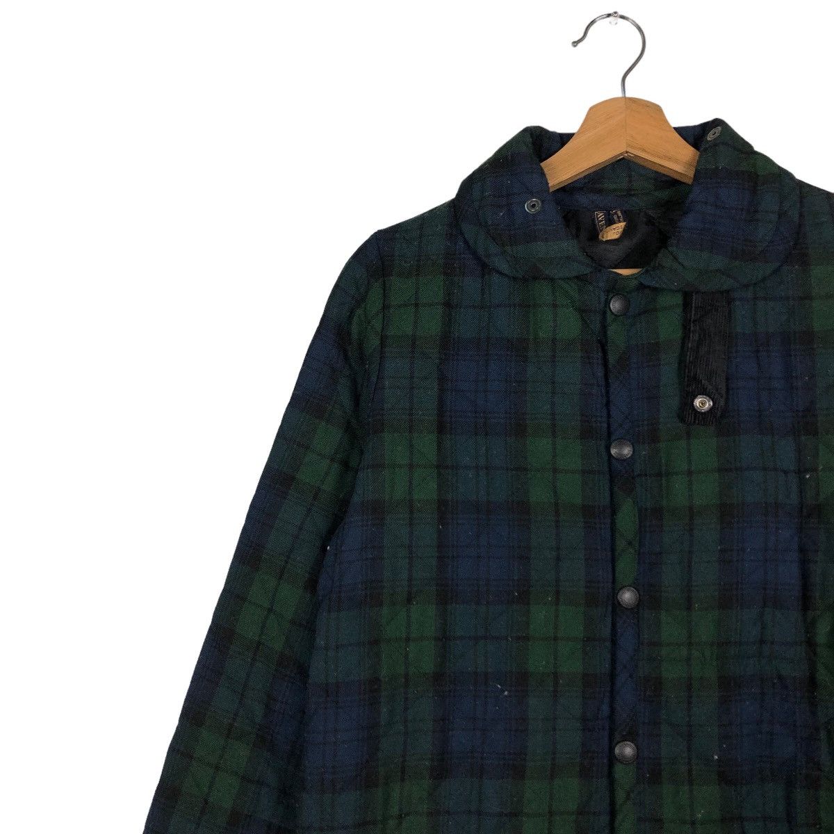 Japanese Brand 🔥Quilted Jacket Button Lavenham Made in England Rare Size US M / EU 48-50 / 2 - 7 Thumbnail