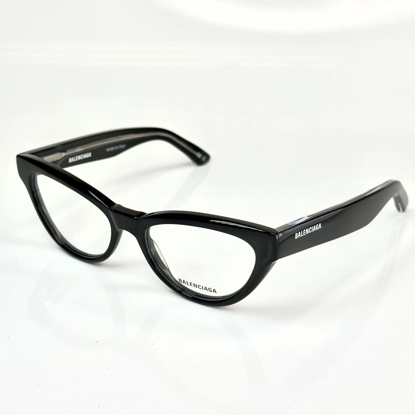 Balenciaga BALENCIAGA BB0241O Angular 0241 Black Optical Frame 001 Size ONE SIZE - 5 Thumbnail