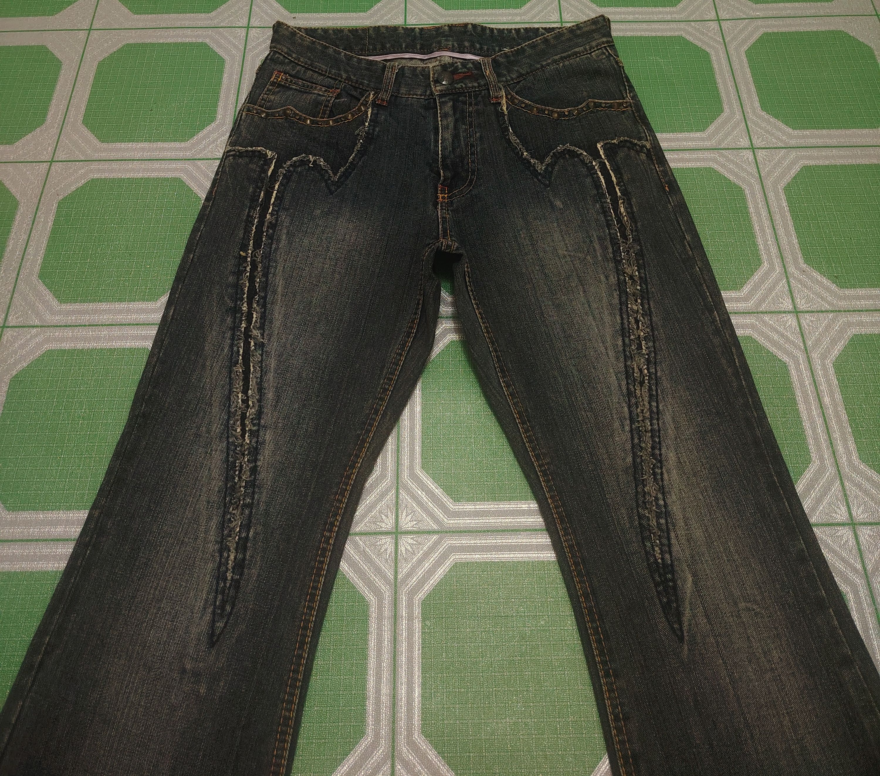 If Six Was Nine Rare!!! Japan Custom Culture Flared Jeans Size US 30 / EU 46 - 3 Thumbnail