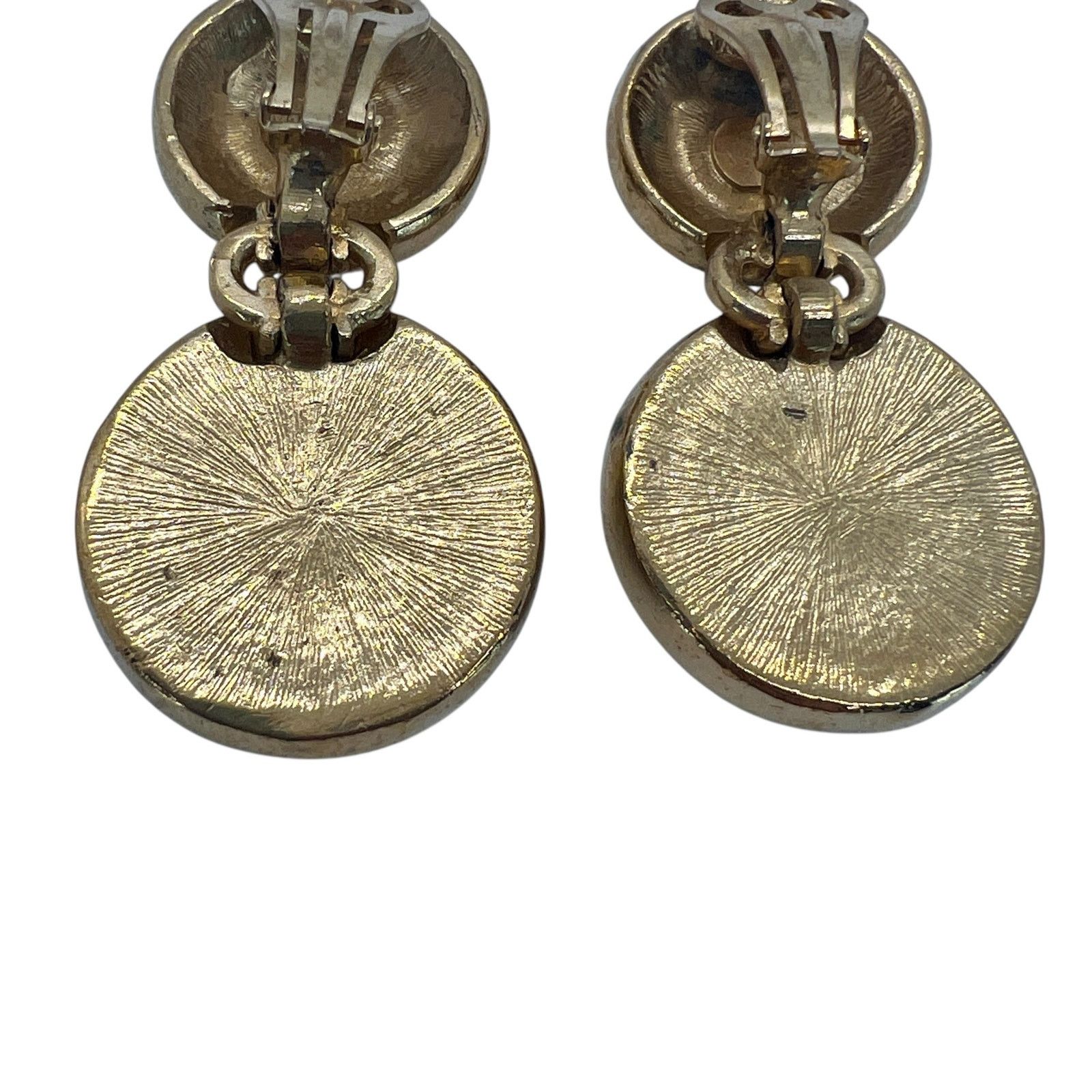 Versace Versace Vintage Medusa Rhinestone Earrings Size ONE SIZE - 5 Thumbnail
