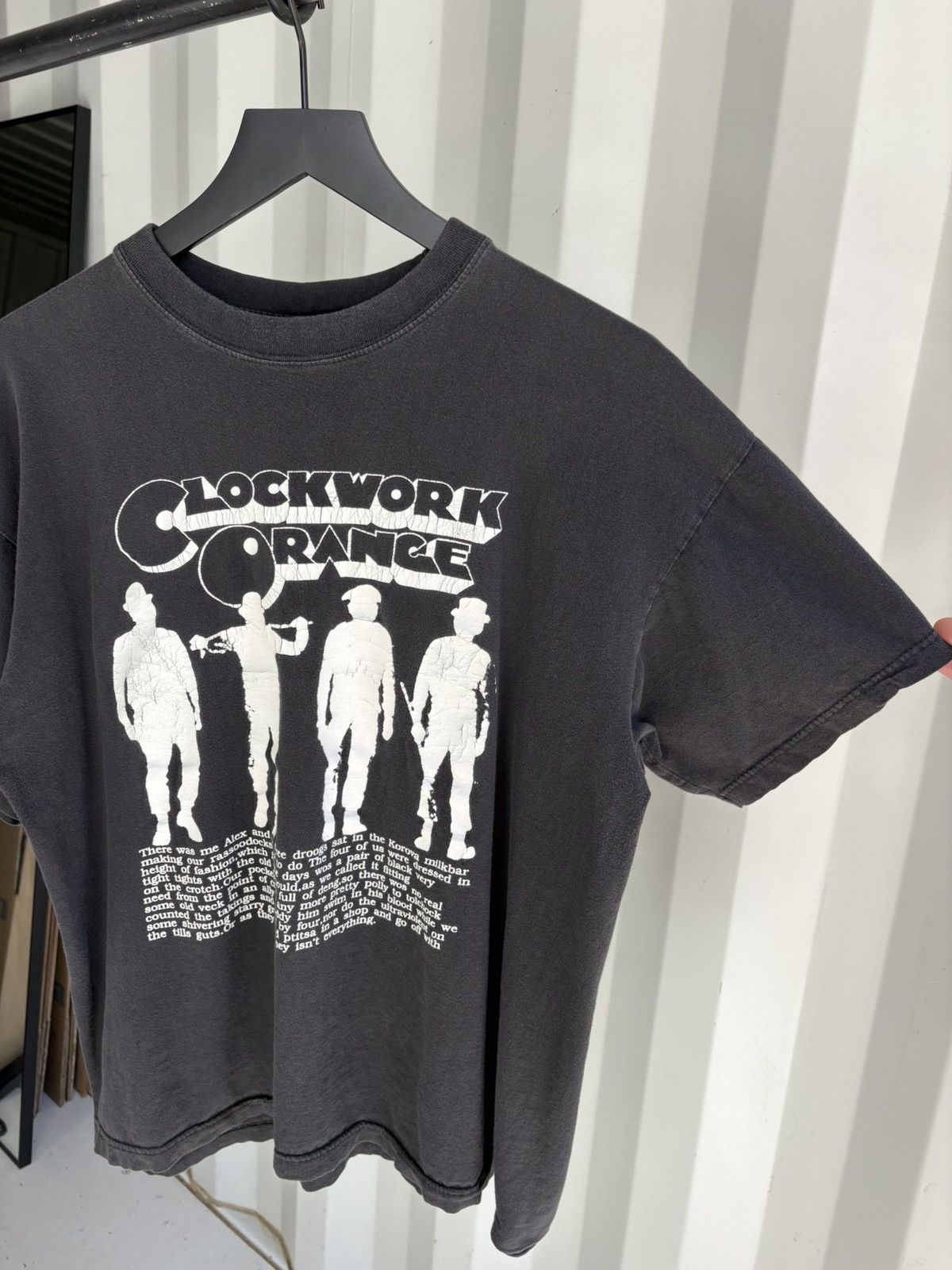 Vintage Vintage Clockwork Orange Shirt Faded Distressed Grunge Band Size US L / EU 52-54 / 3 - 2 Thumbnail