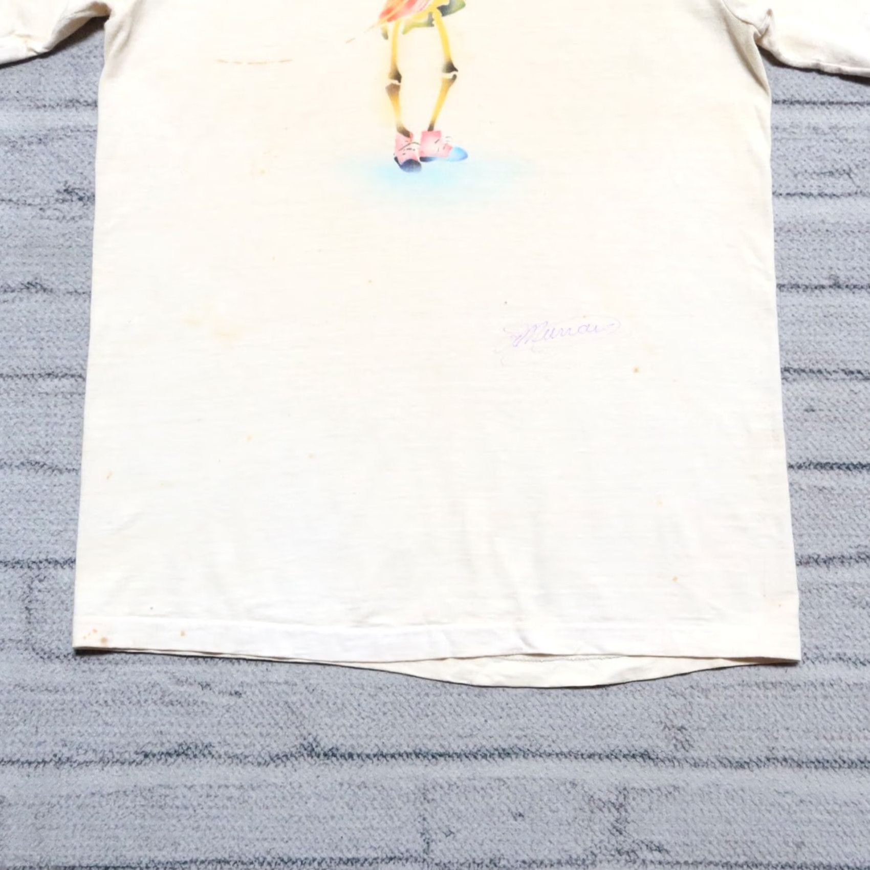 Hanes VINTAGE Grateful Dead Skeleton Shirt Men M White 70s Short Sleeve T-Shirt Hanes Size US M / EU 48-50 / 2 - 3 Thumbnail