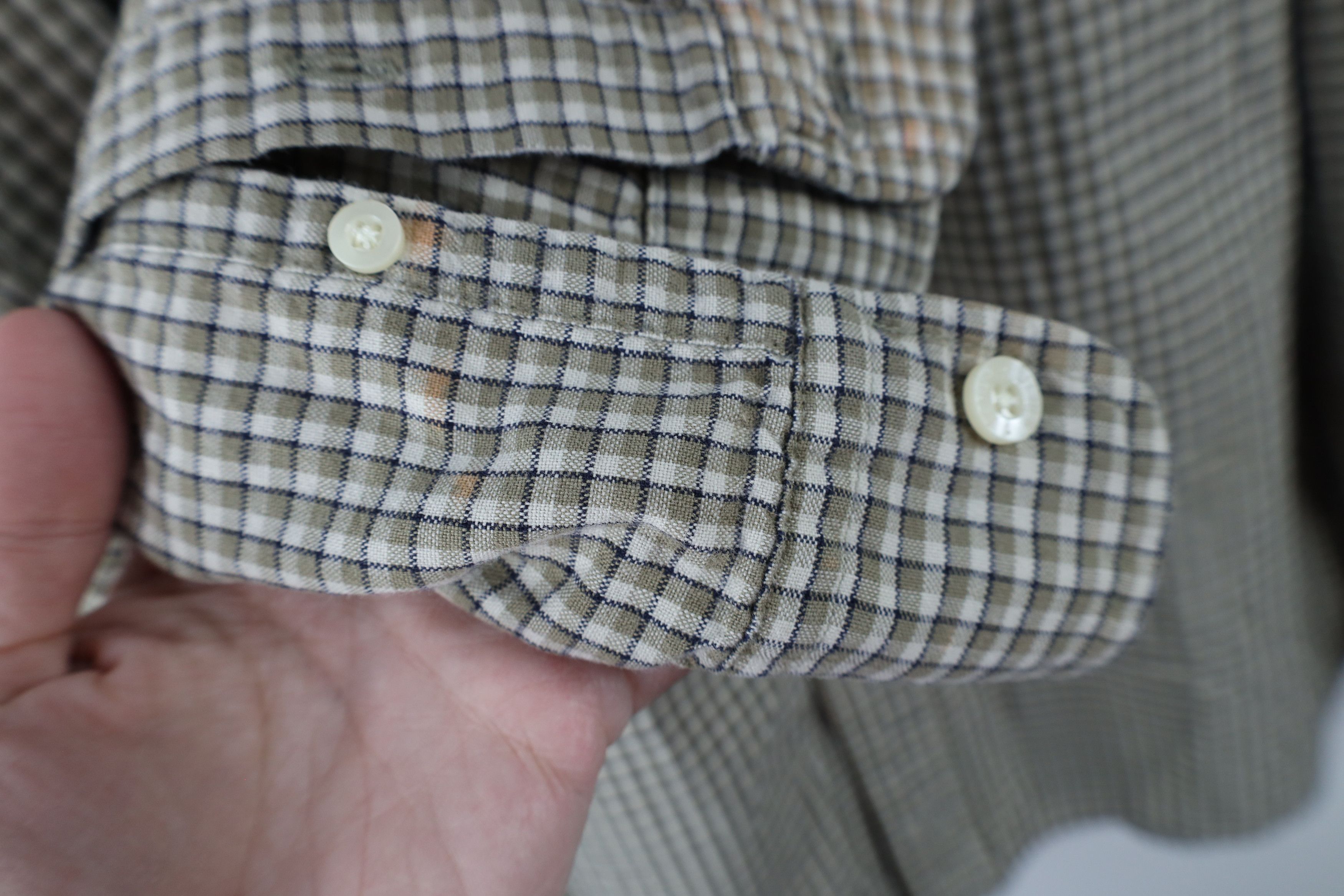 J.Crew × Vintage Vintage 90s J Crew Collared Button Down Shirt Plaid Cotton Size US L / EU 52-54 / 3 - 5 Thumbnail