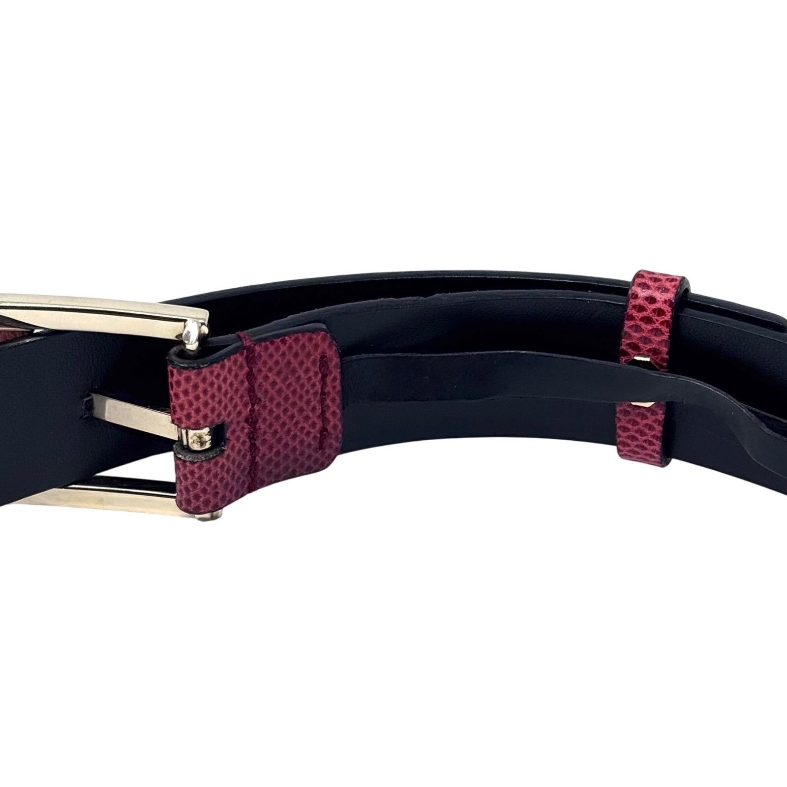 Gucci Gucci Red Lizard Skin Belt Size ONE SIZE - 12 Thumbnail