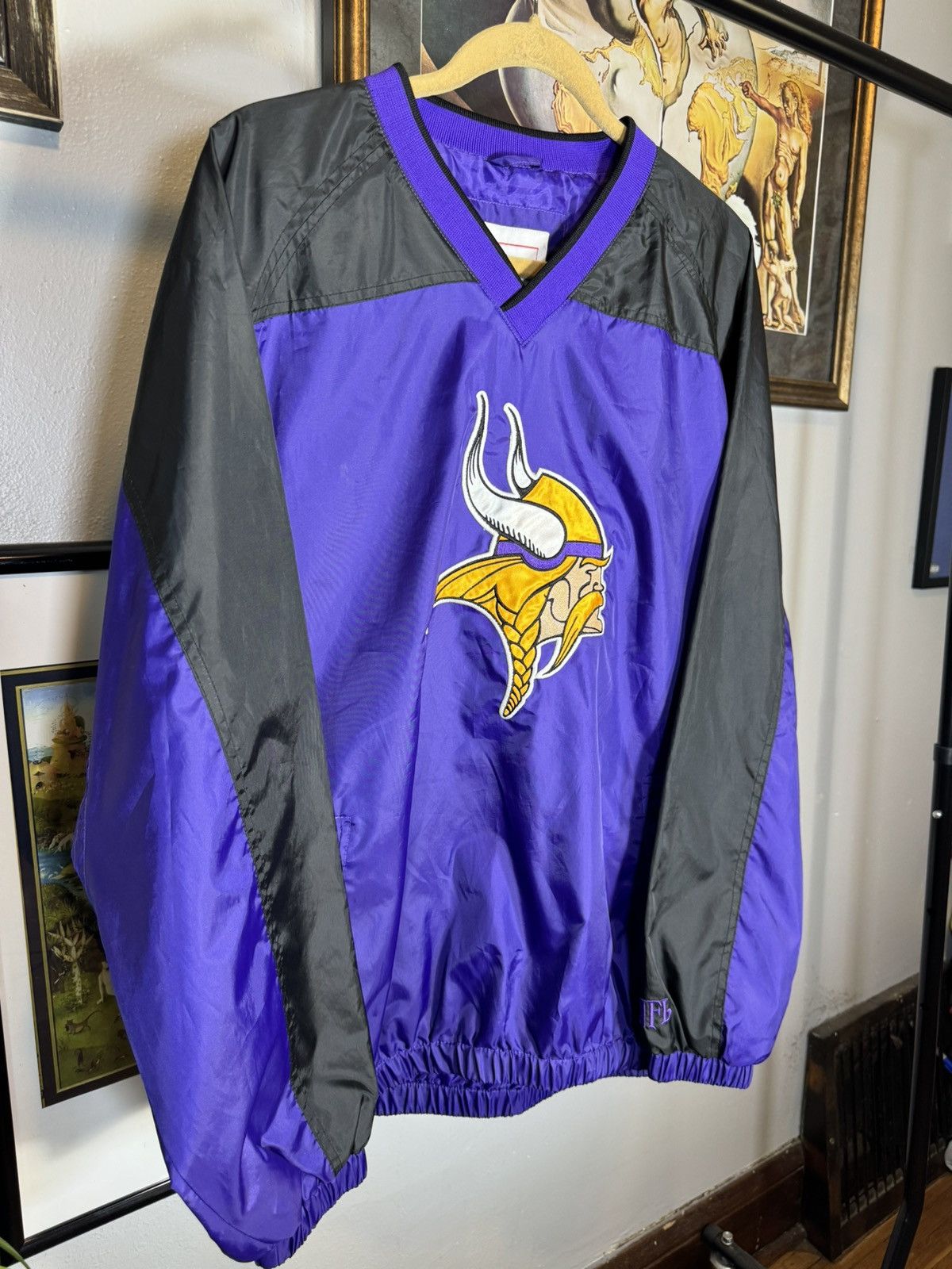 NFL Vintage Minnesota Vikings Windbreaker Size US L / EU 52-54 / 3 - 3 Thumbnail