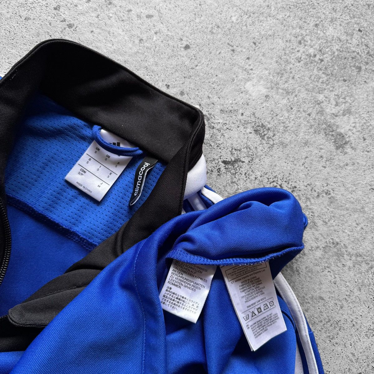 Adidas Adidas Mens Blue ClimaCool 3 Stripe 1/4 Training Pullover Size US S / EU 44-46 / 1 - 5 Thumbnail