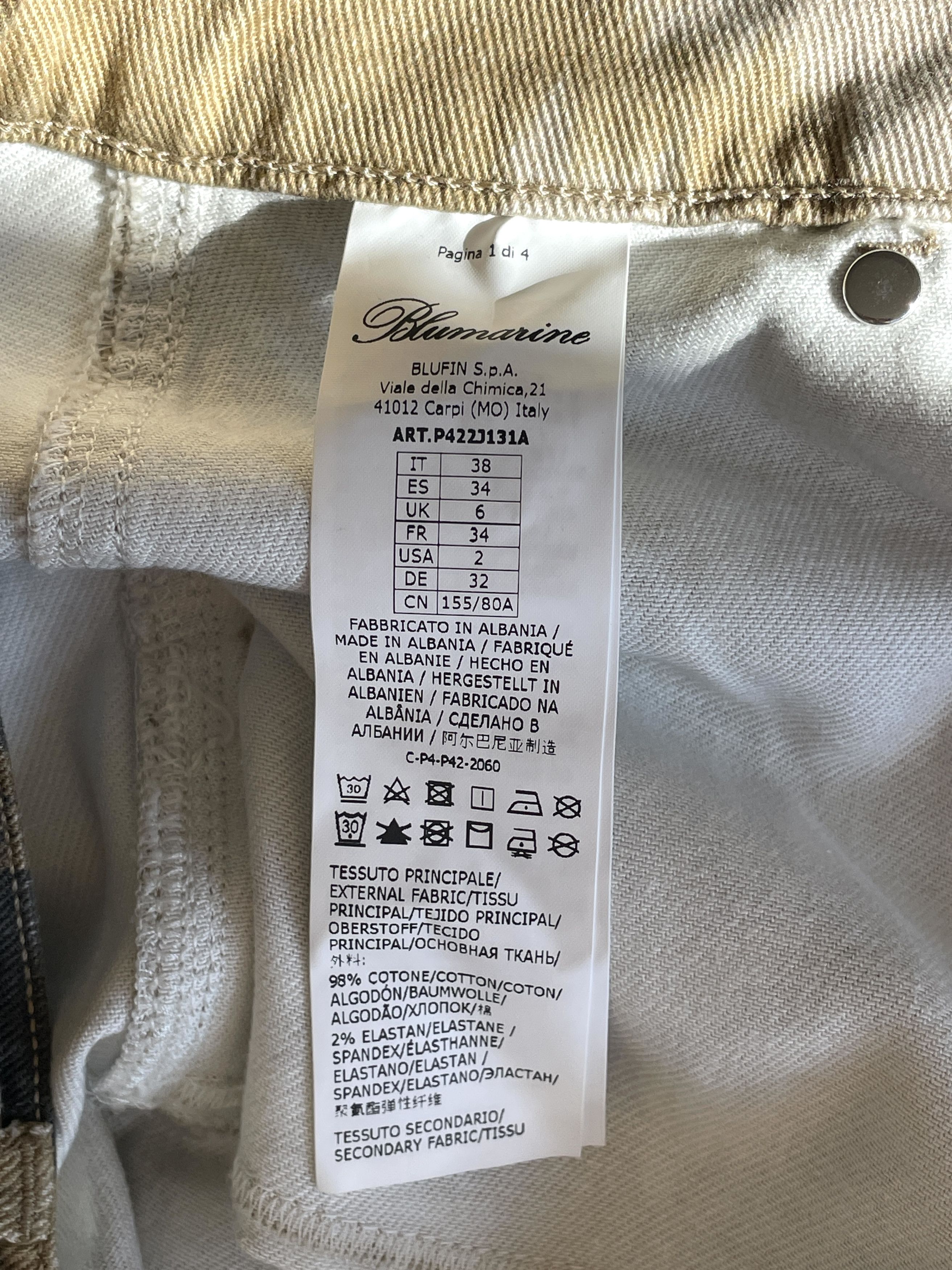 Blumarine Blumarine belted mini cargo camouflage print skirt Size 25" / US 0 / IT 36 - 8 Thumbnail