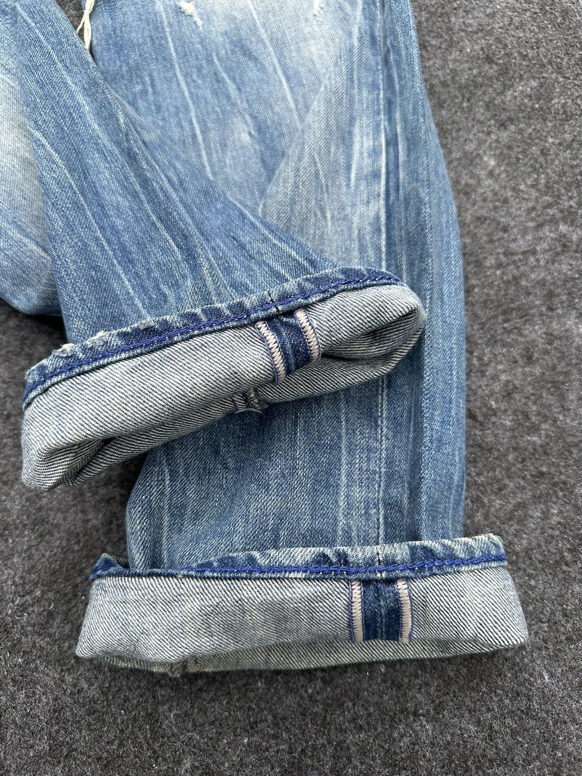 Diesel Diesel Buster Thrashed Distressed Design Denim 29x32 D70 Size US 29 - 7 Thumbnail
