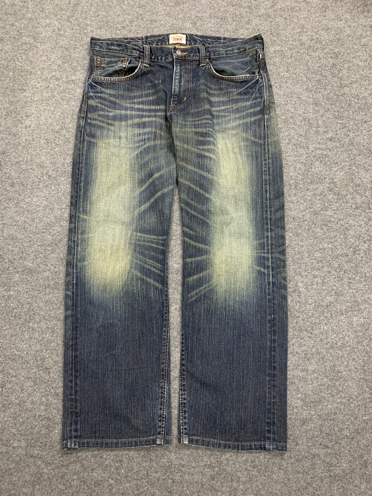 Edwin Distressed Edwin XV vintage rusty denim. Size US 38 / EU 54 - 2 Thumbnail