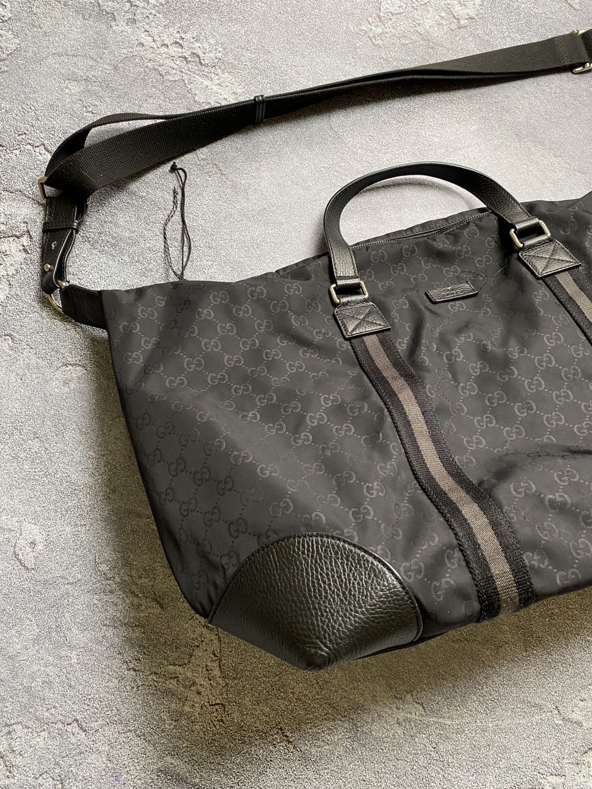 Gucci Gucci GG Supreme Canvas Duffle Bag XL Size ONE SIZE - 3 Thumbnail