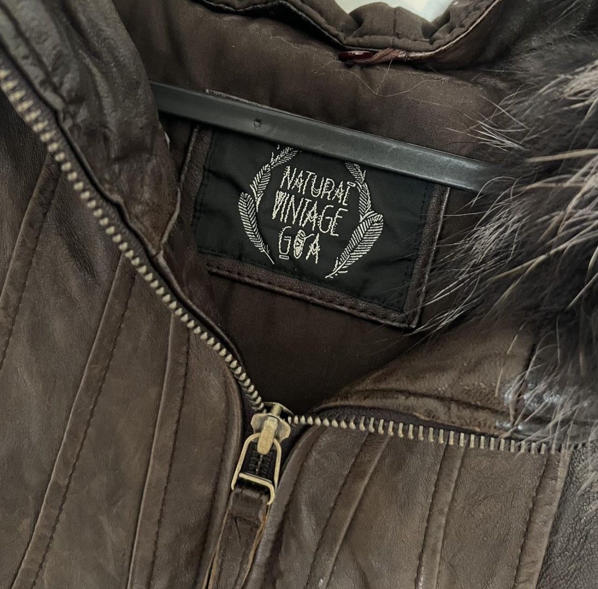 GOA Authentic Vintage G.O.A Leather Jacket Size US S / EU 44-46 / 1 - 2 Thumbnail