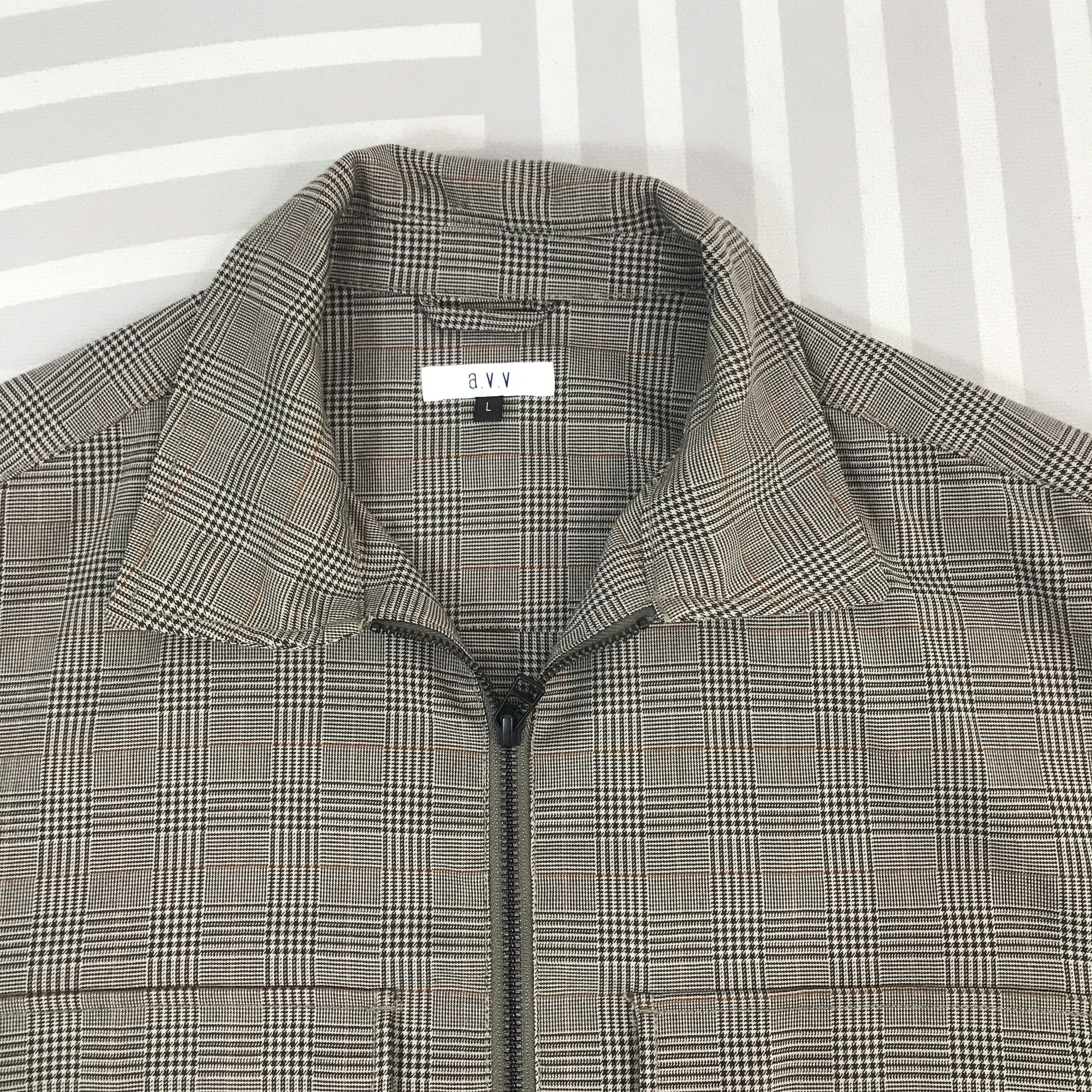 Japanese Brand Vintage A.V.V Japanese Tartan Skull Design Jacket Size US L / EU 52-54 / 3 - 6 Thumbnail