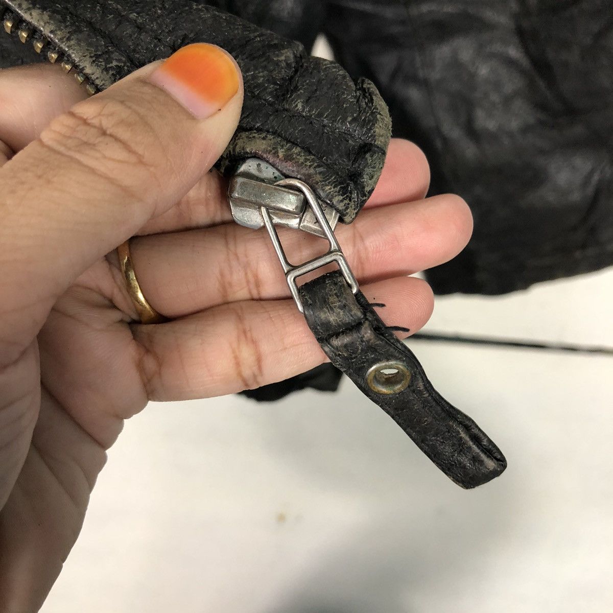 Japanese Brand 📌Vintage Leather Biker Jacket Angelo Litrico Issey Miyake Size US M / EU 48-50 / 2 - 17 Thumbnail