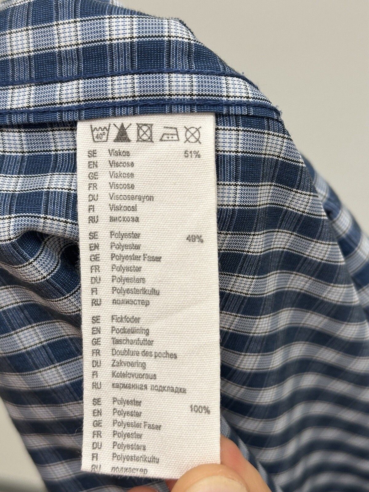 Fjallraven Fjallraven Equipment Mens Shirt Hiking Outdoor Checked Size US M / EU 48-50 / 2 - 9 Thumbnail